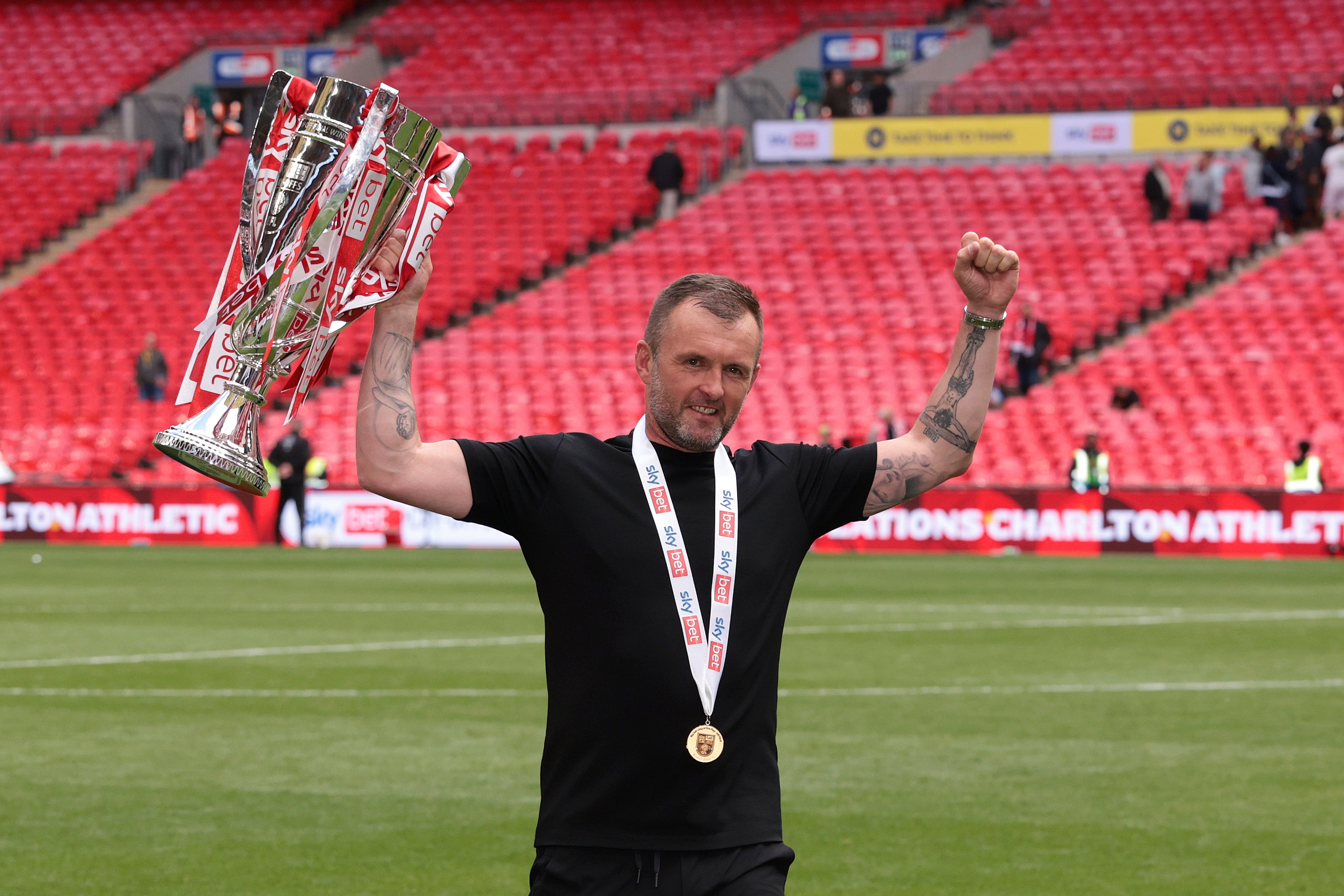 Nathan Jones earned a second promotion of his managerial career