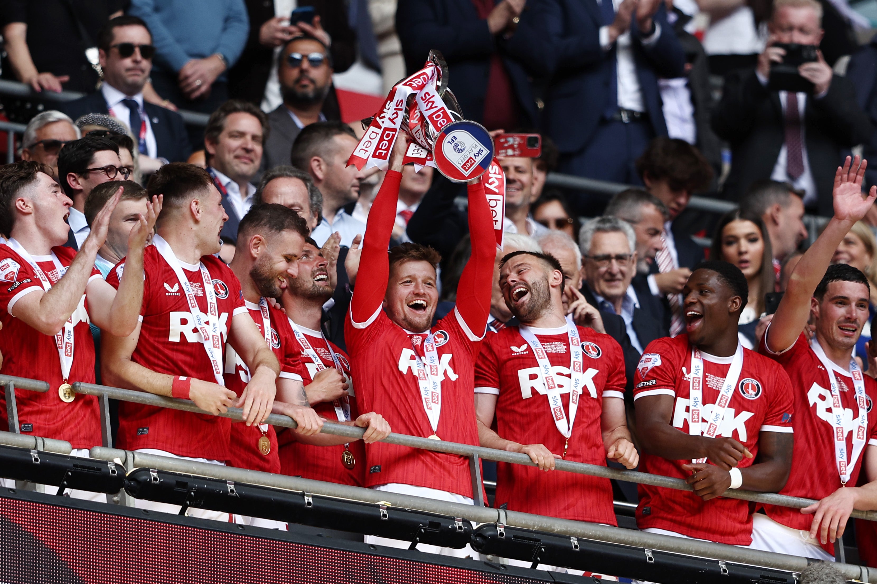 Charlton are back in the second tier of English football