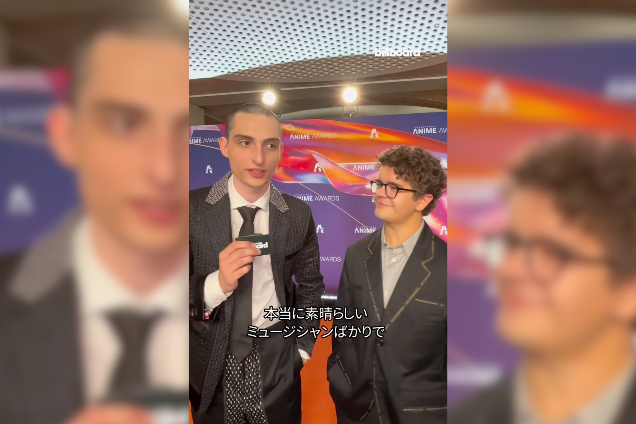 Finn Wolfhard shocks fans with new buzz cut at Crunchyroll Anime Awards