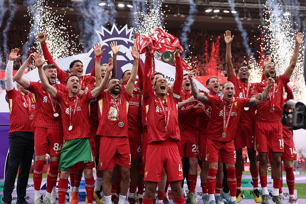 Liverpool title celebrations LIVE: Reaction and updates as Champions lift Premier League trophy at Anfield