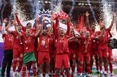 Liverpool title celebrations LIVE: Reaction and updates as Champions lift Premier League trophy at Anfield