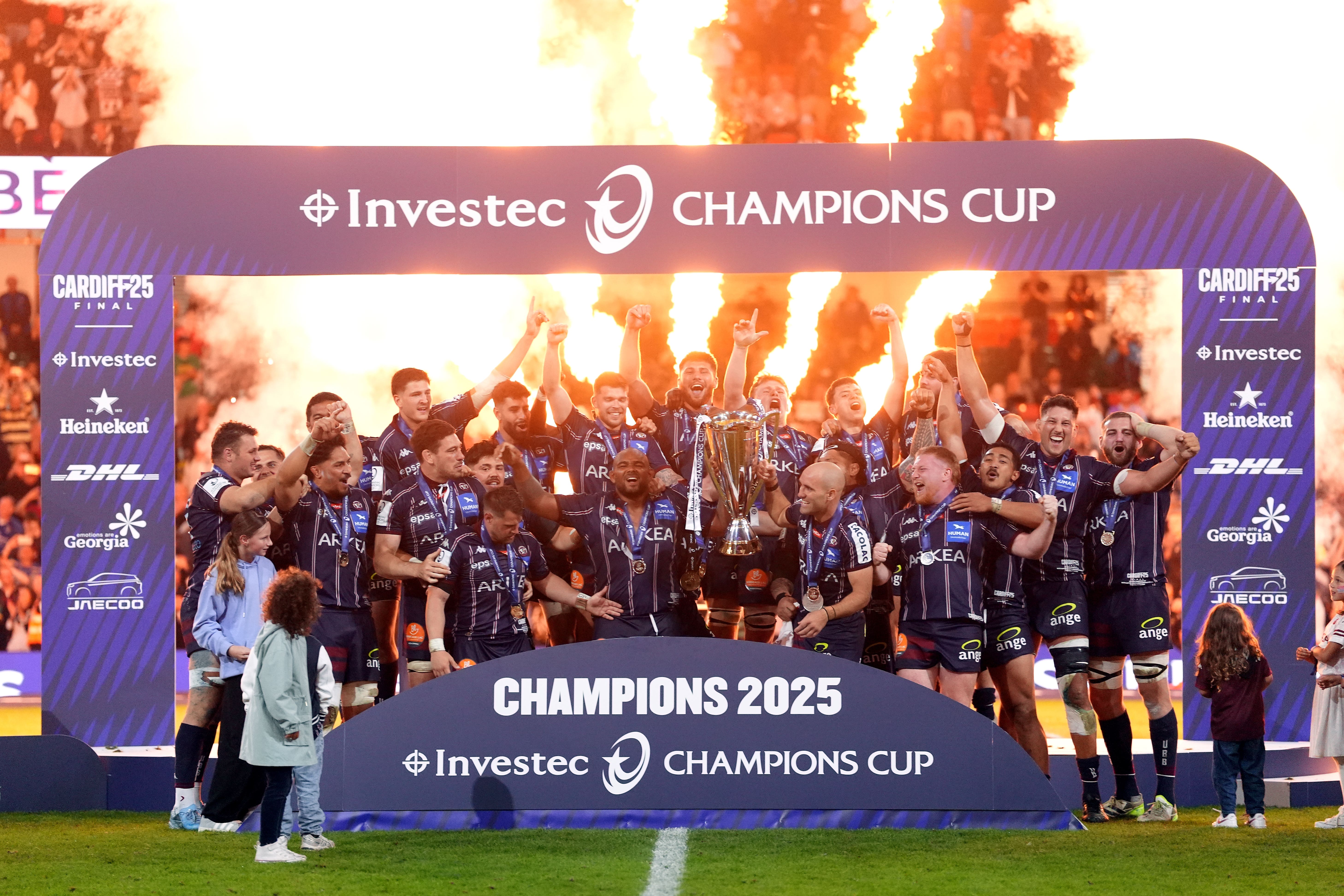 Bordeaux-Begles beat Northampton in the final (Adam Davy/PA)