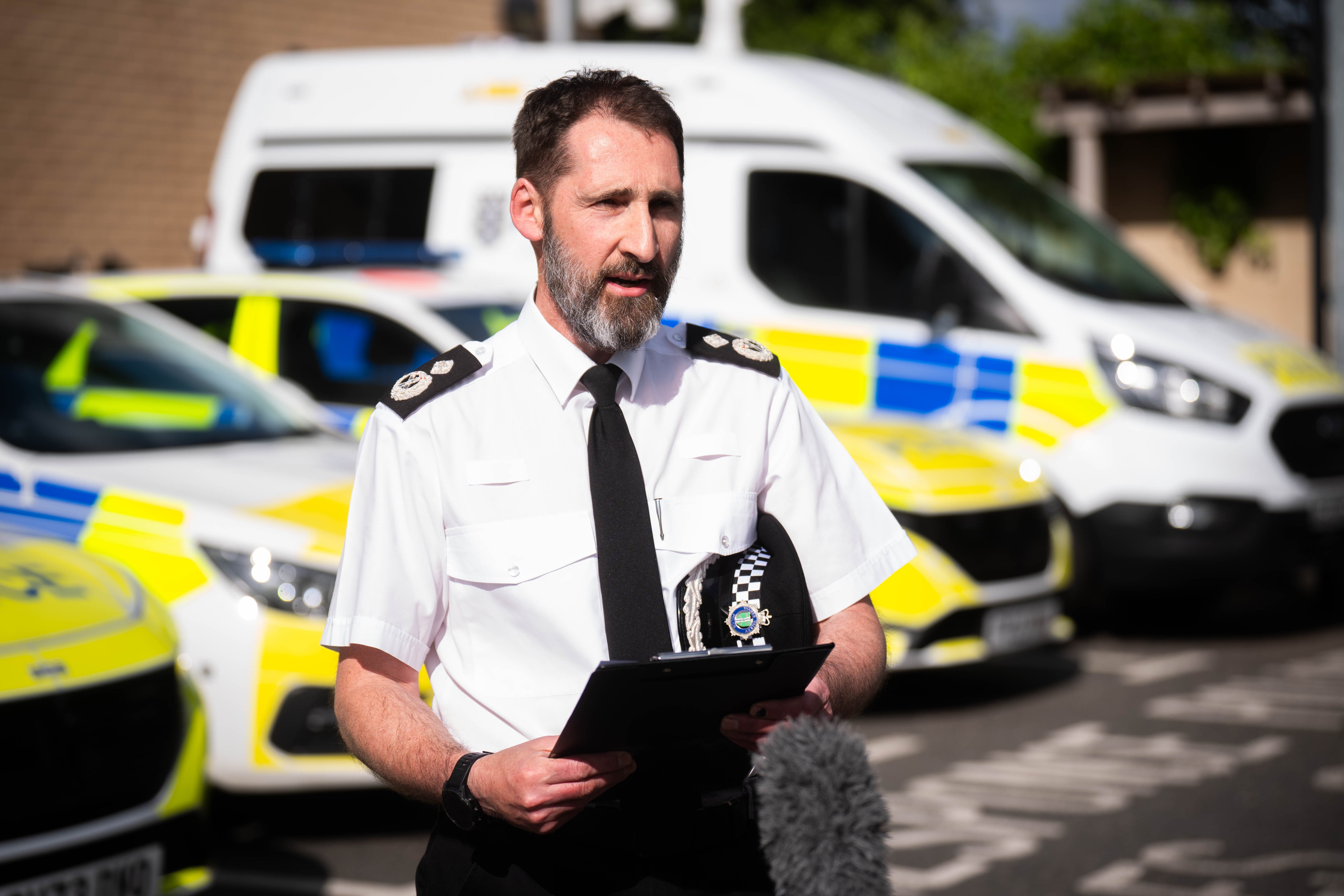 Deputy Chief Constable Ben Snuggs said Thames Valley Police wished PCMiller a ‘swift and full recovery’ (James Manning/PA)