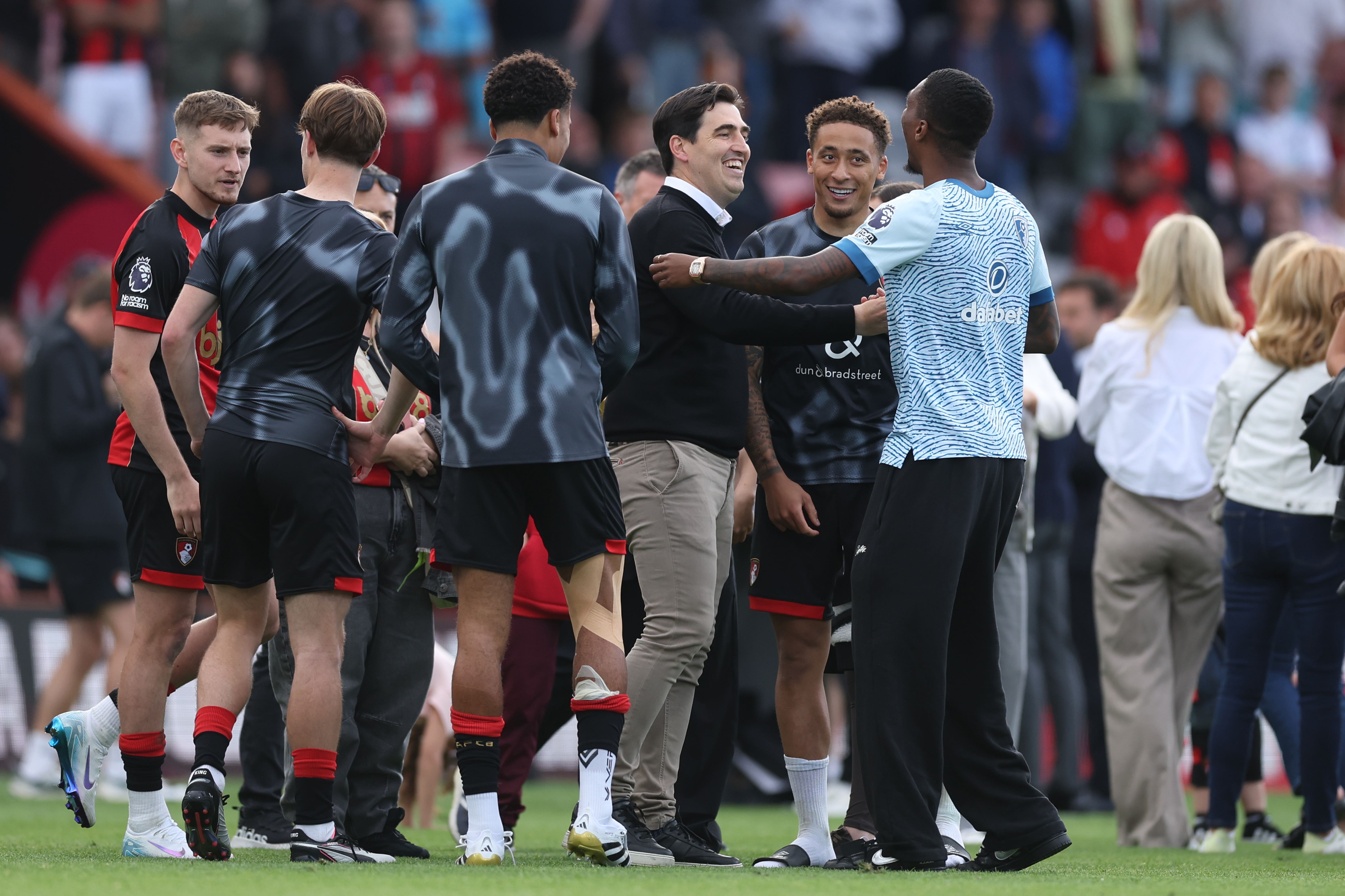Andoni Iraola’s Bournemouth finished the season with a win (Steven Paston/PA)