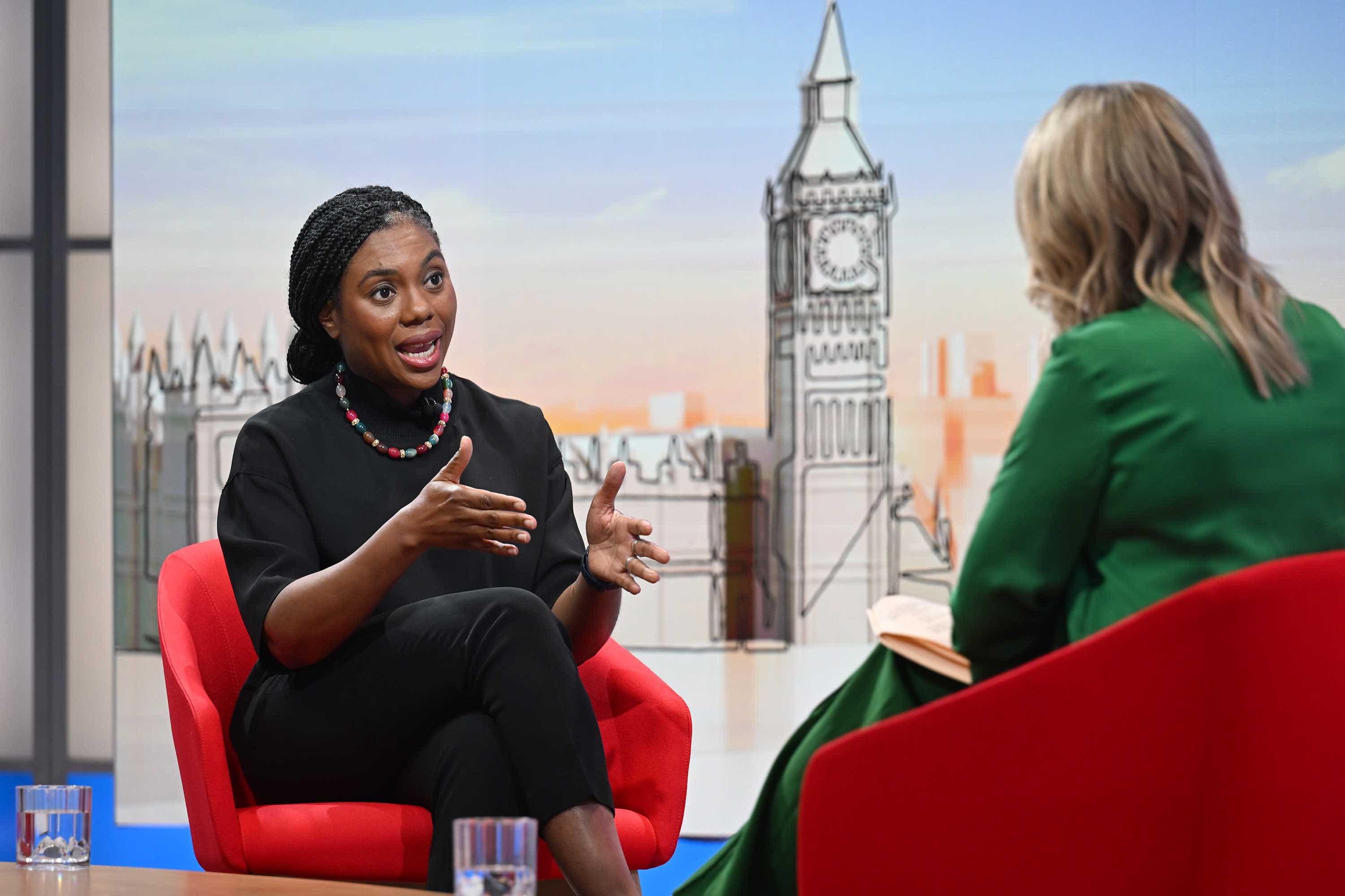 Conservative Party leader Kemi Badenoch made the comments on Sky News on Sunday