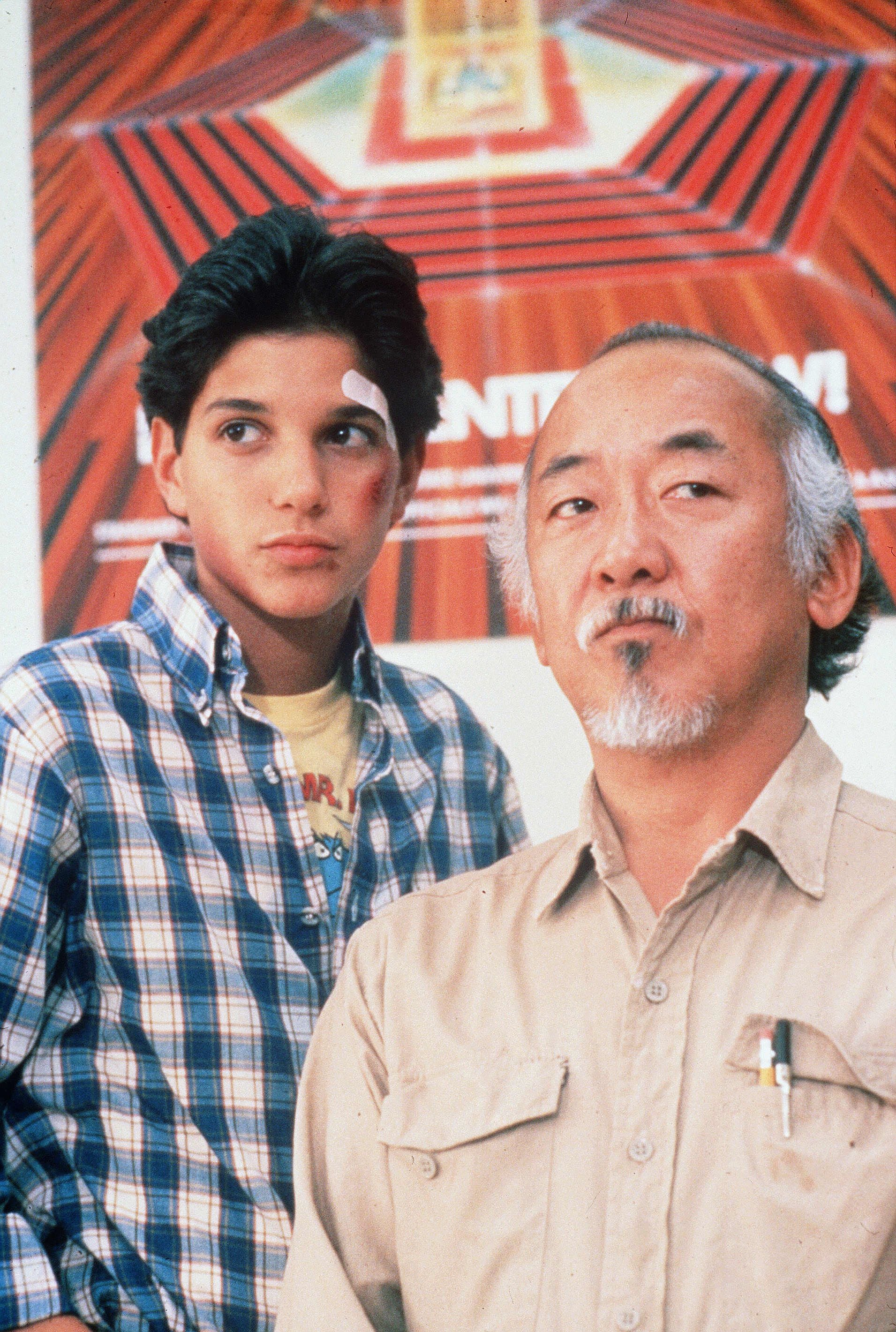 The OGs: Macchio and the late Pat Morita in 1984’s ‘The Karate Kid’