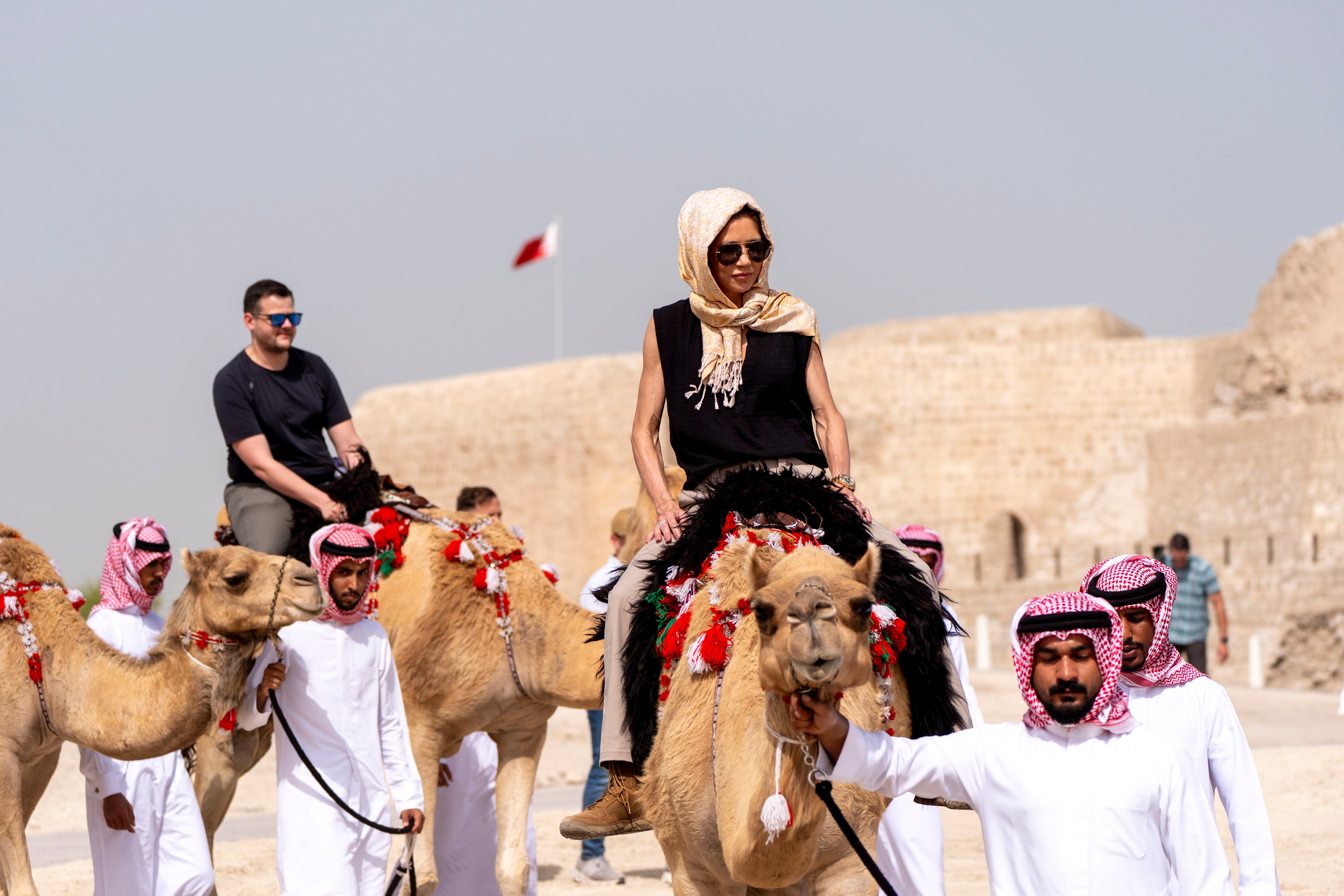 APTOPIX Bahrain US Noem