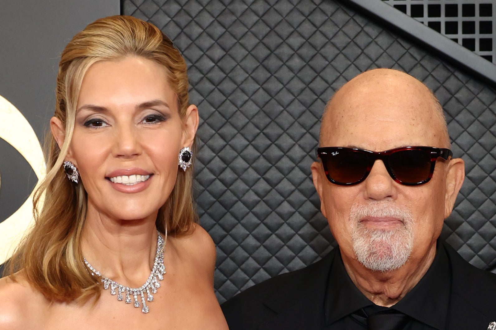 Billy Joel and his wife Alexis Roderick attending the Grammy Awards in LA in February 2024