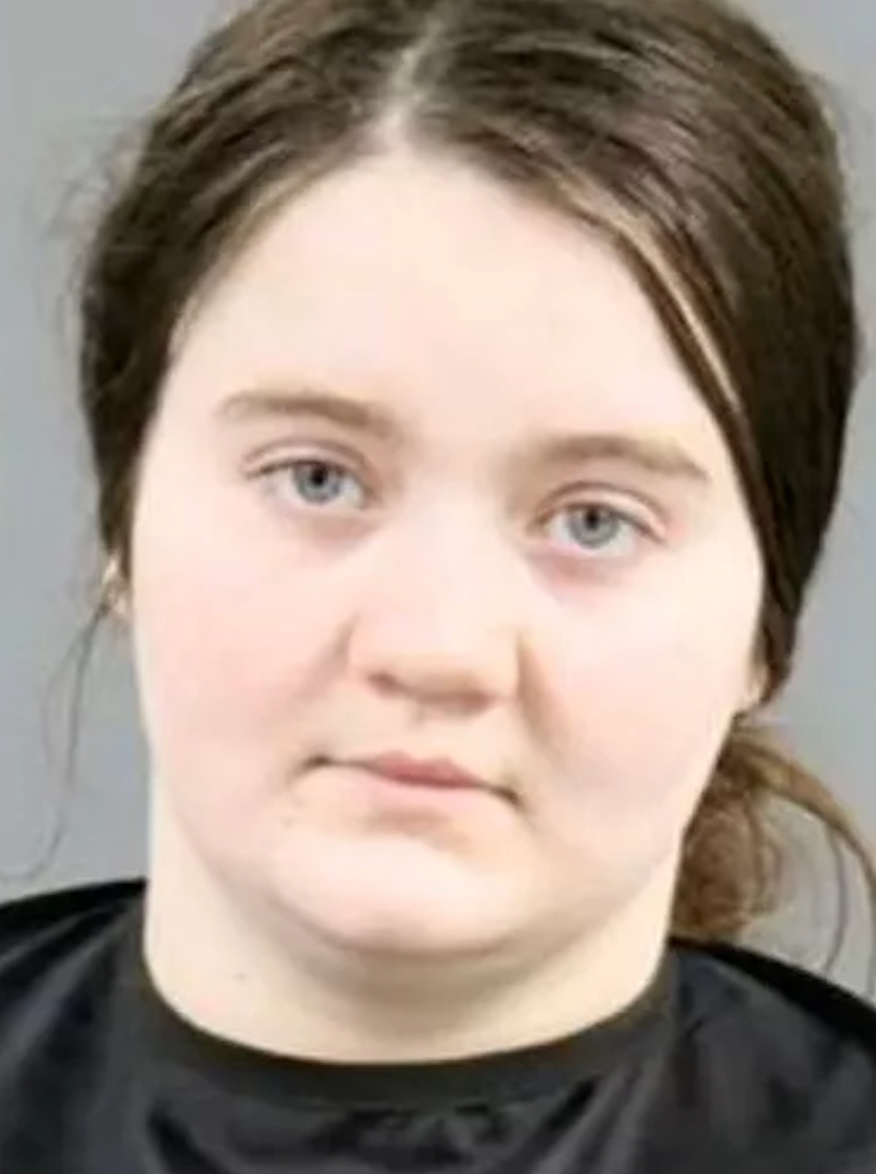 Kayla Renard (pictured) and Nicholas Foley were taken into custody after police received concerns from the Department of Social Services that they were living with their 8-month-old living in an ‘unsafe environment’