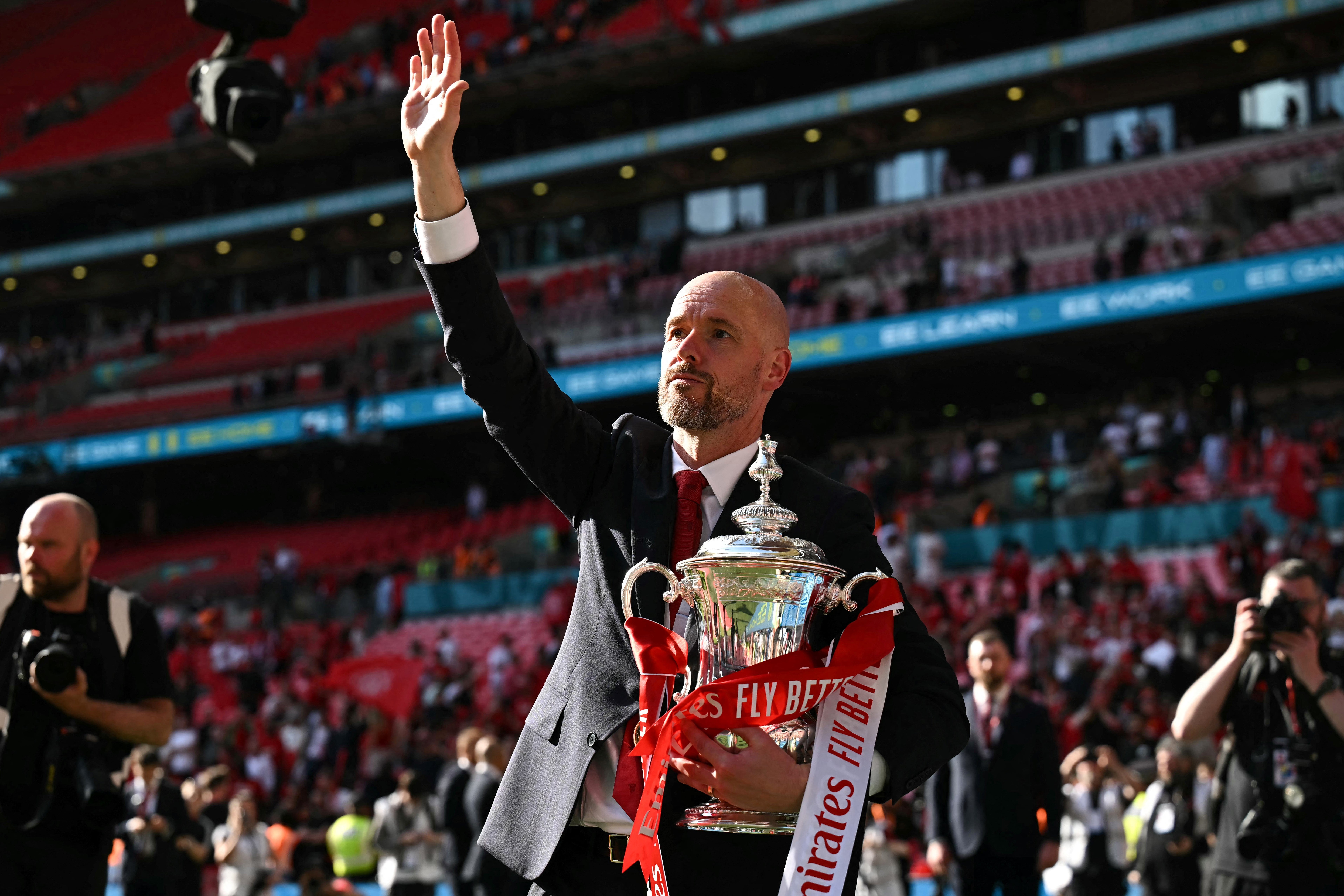 Erik ten Hag won two trophies at Man United but can he bring success to Leverkusen as well?