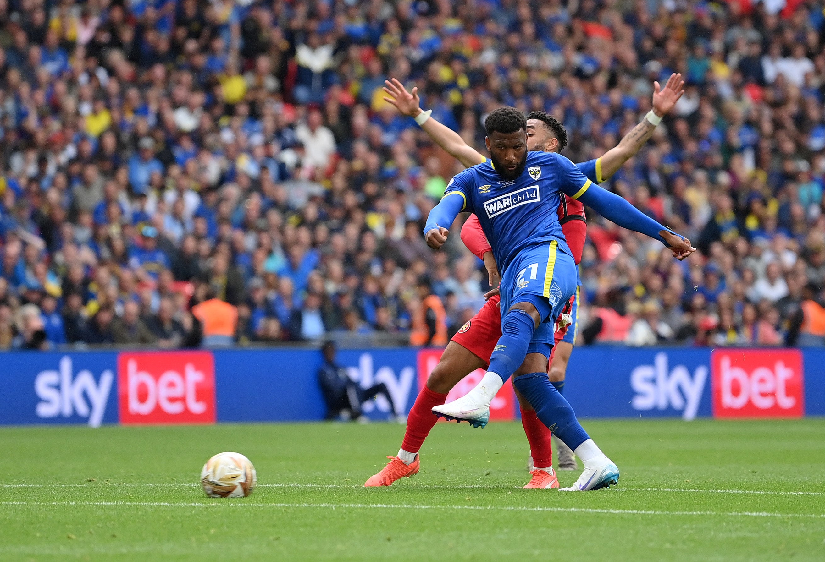 Myles Hippolyte scores the only goal of the game