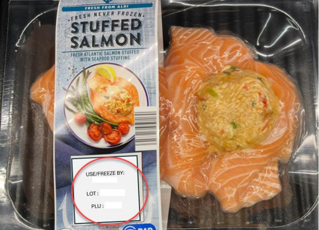 Atlantic Salmon Portions with Seafood Stuffing have been recalled over the presence of undeclared soy