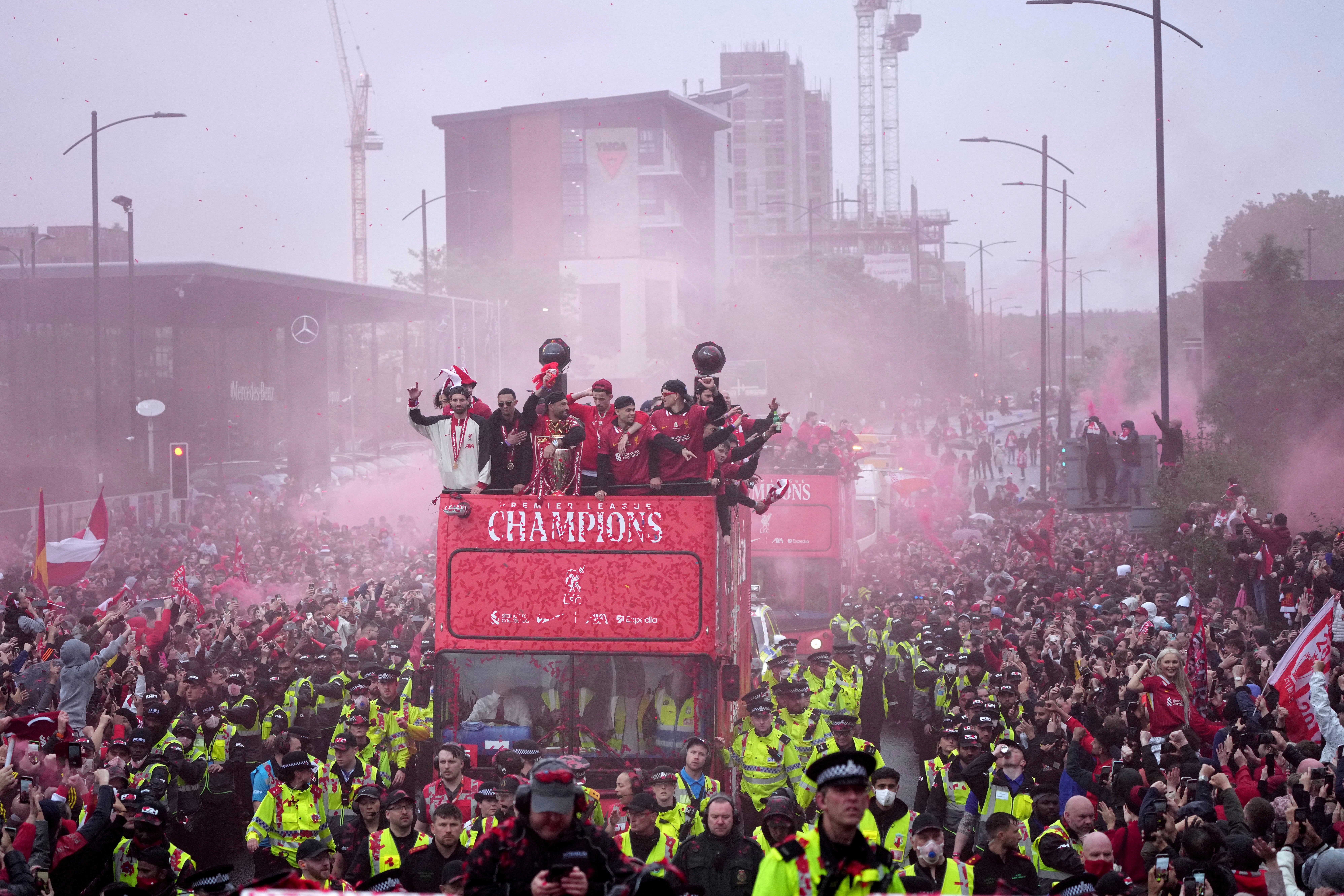 APTOPIX Britain Soccer Liverpool