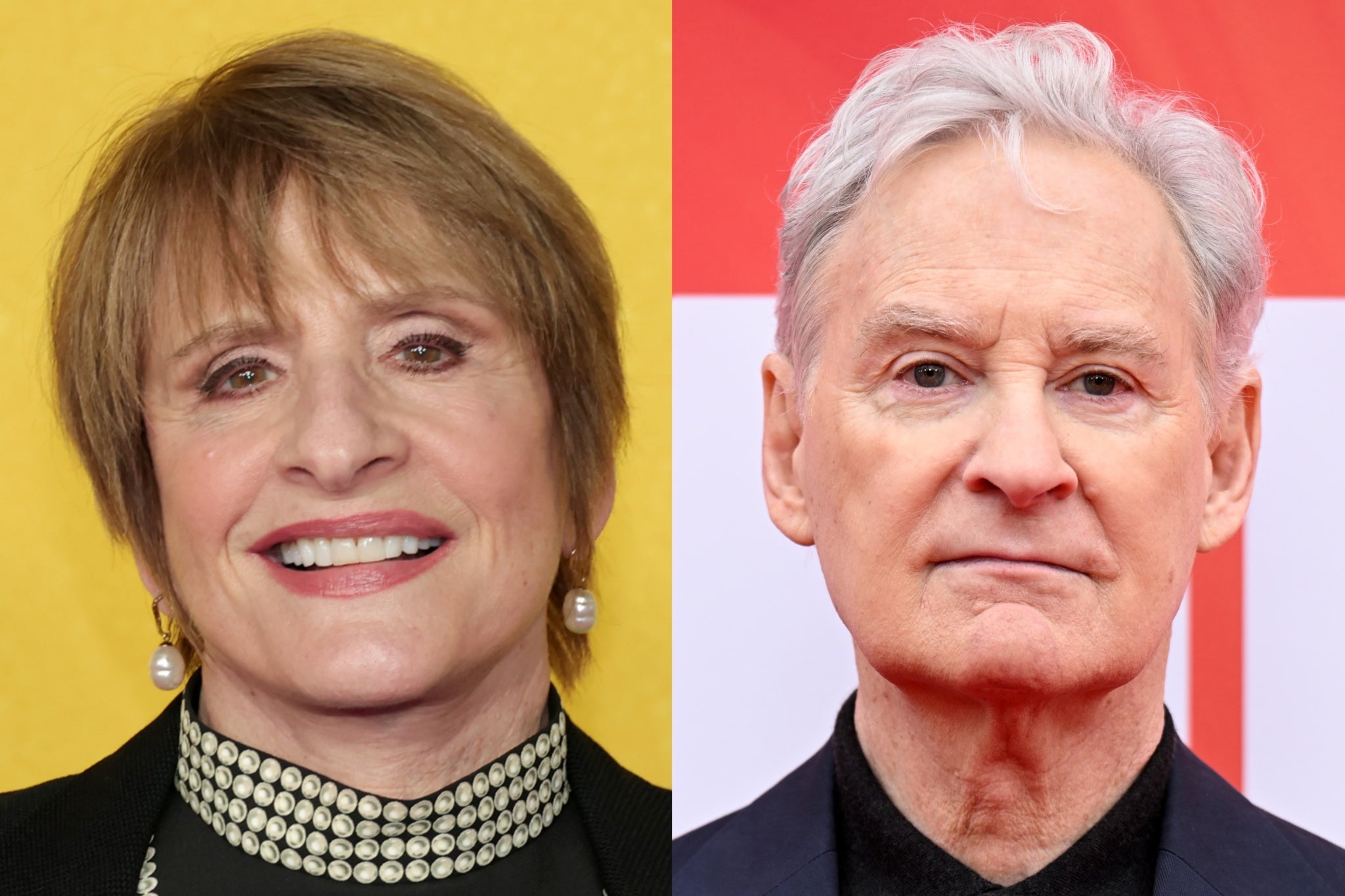 Patti LuPone (left) and Kevin Kline, who had an on-off relationship for seven years after meeting at Juilliard