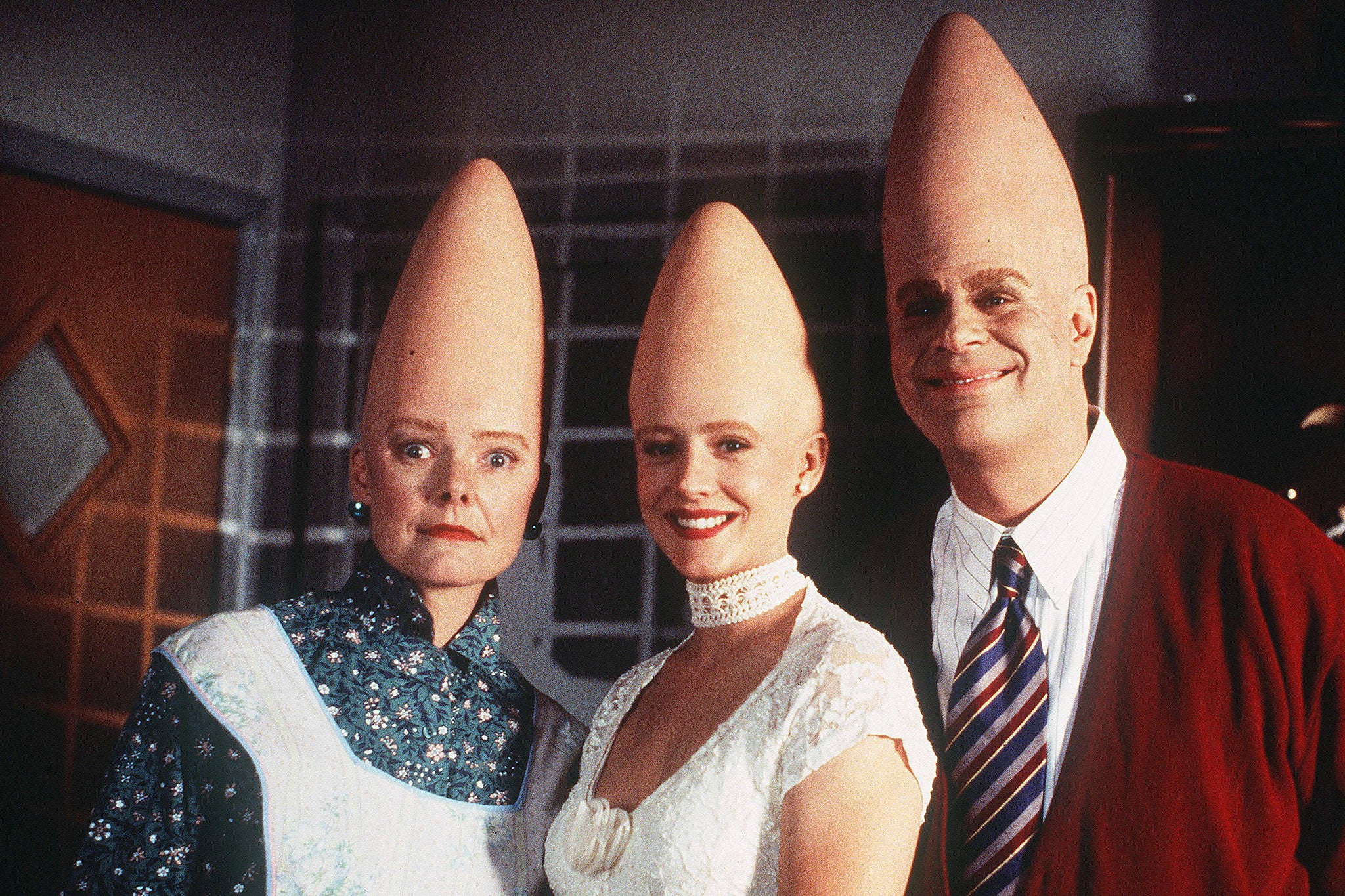Jane Curtin, Michelle Burke and Dan Aykroyd in ‘Coneheads’