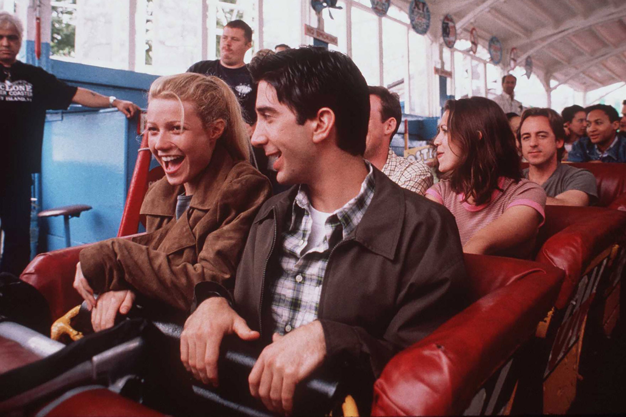 Gwyneth Paltrow and David Schwimmer in ‘The Pallbearer’