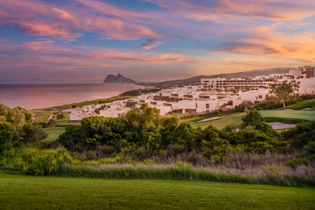 <p>The Rock of Gibraltar and the tip of Morocco in the distance make for breathtaking views from La Hacienda Costa del Sol</p>