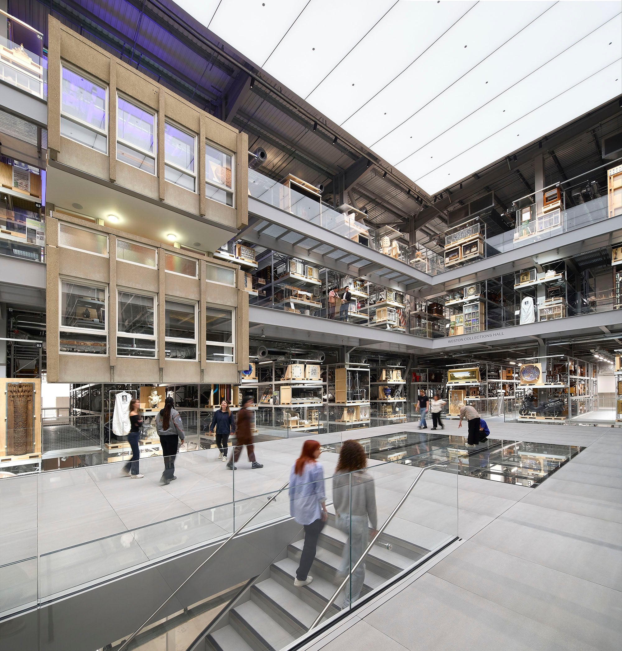 ‘It is necessarily enormous, and yet it occupies no more than a quarter of Here East, the former London Olympics media centre’