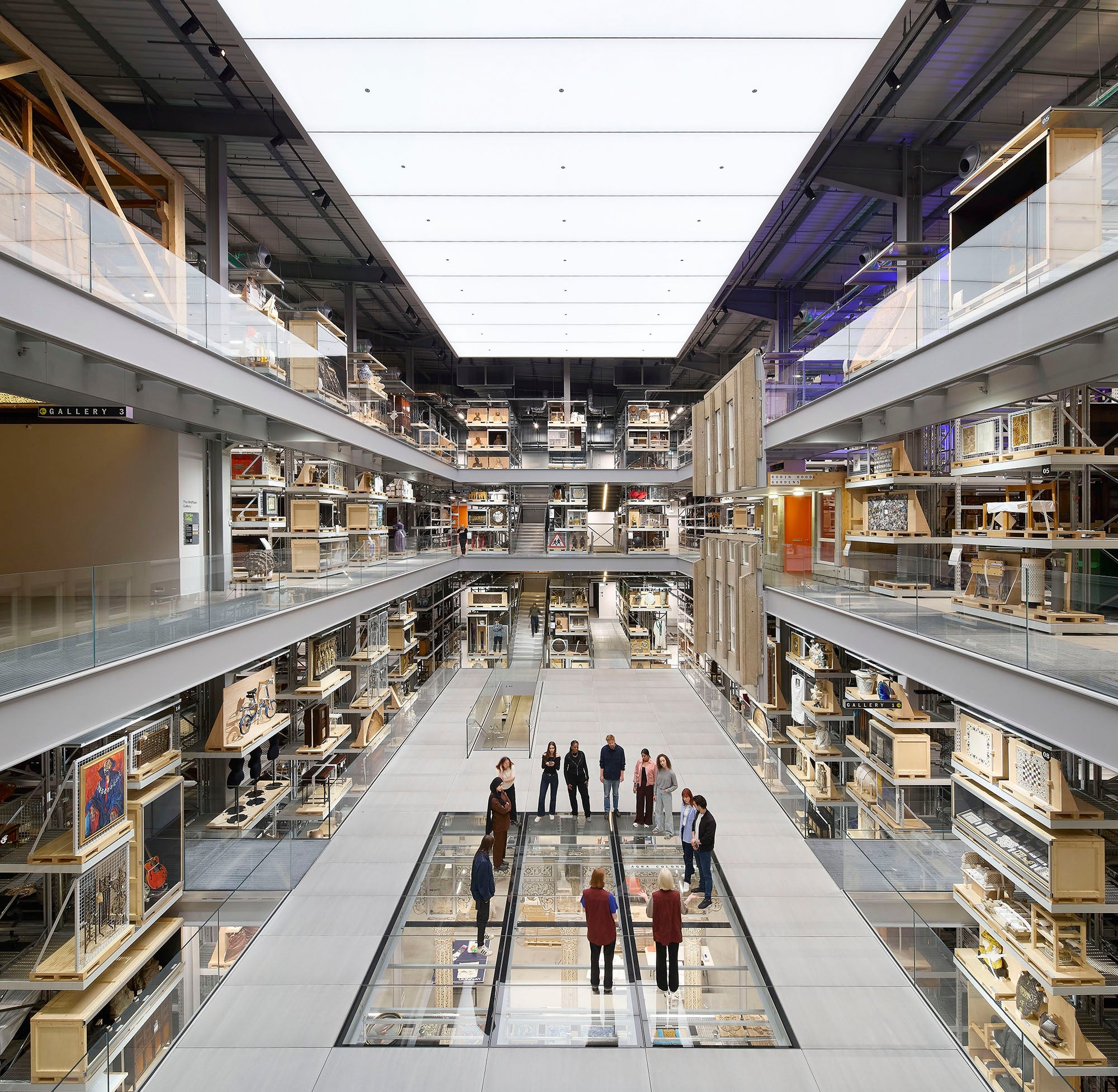 The nation’s ‘capacious handbag’ spills out into this building, housing 250,000 objects and 350,000 books