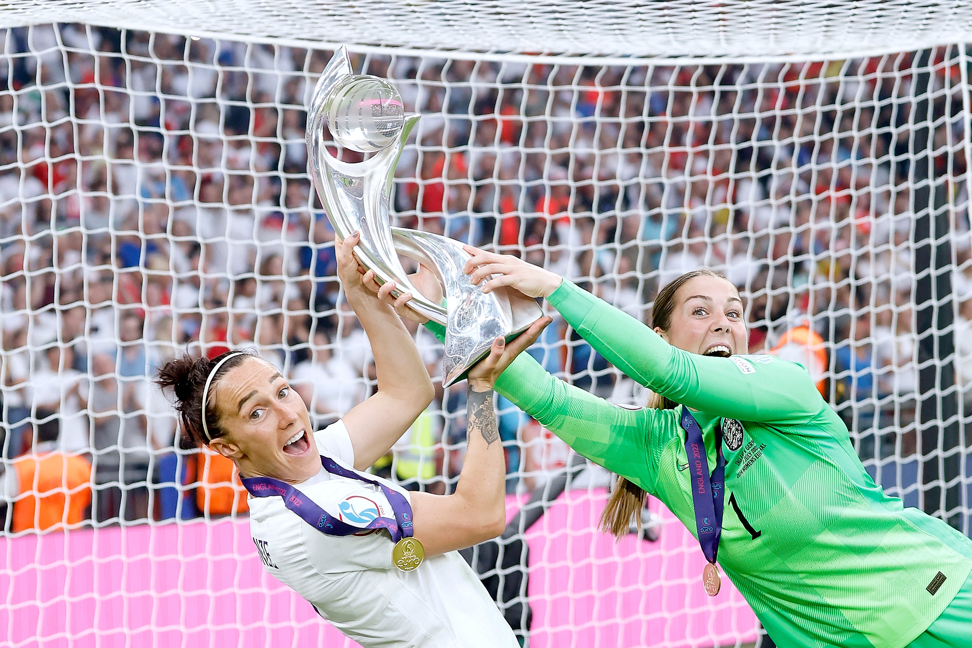 Earps was pivotal in England’s Euro 2022 success