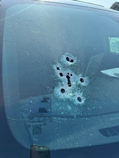 The cops shot at Schulz multiple times after he entered a police vehicle and tried to get their guns, according to authorities