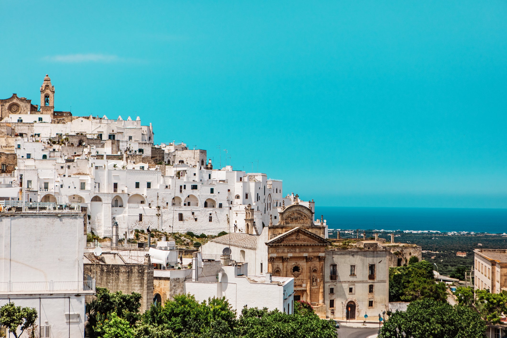Hotel Monte Sarago overlooks Ostuni’s old town