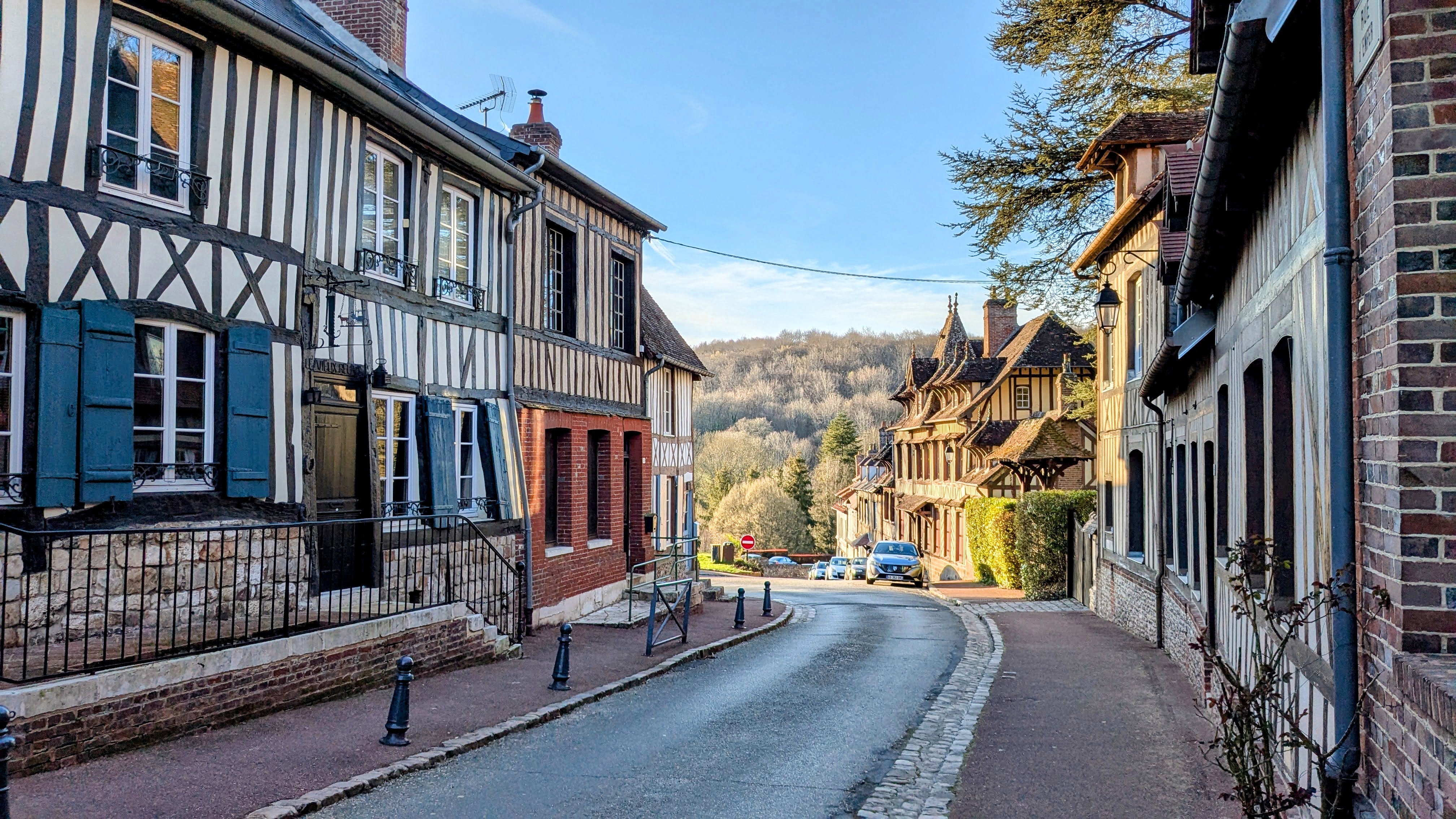 One of the joys of driving through France is discovering off-the-beaten-track towns, such as pretty Lyons-la-Forêt