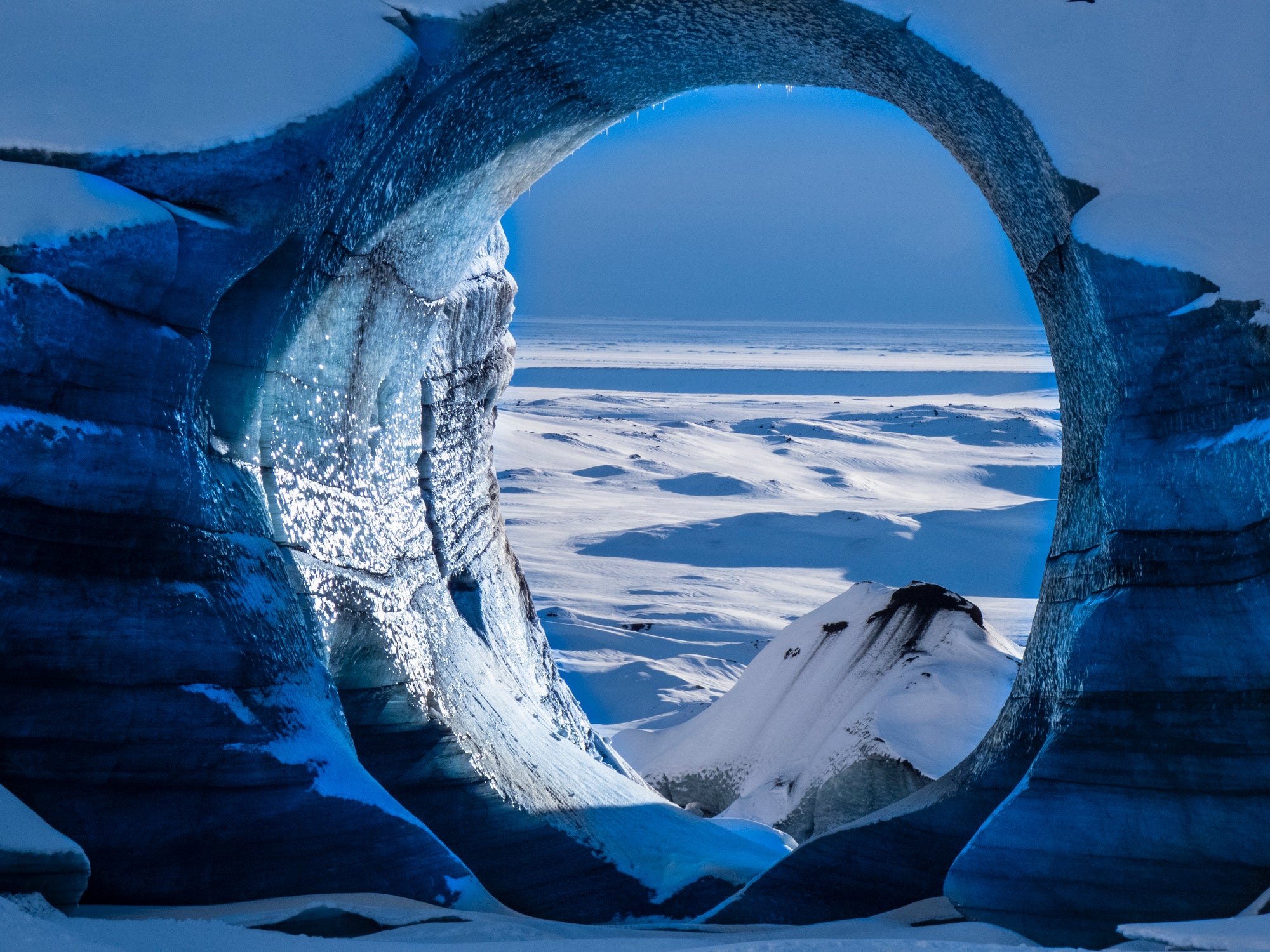 Simon visited the subglacial Katla volcano in Iceland