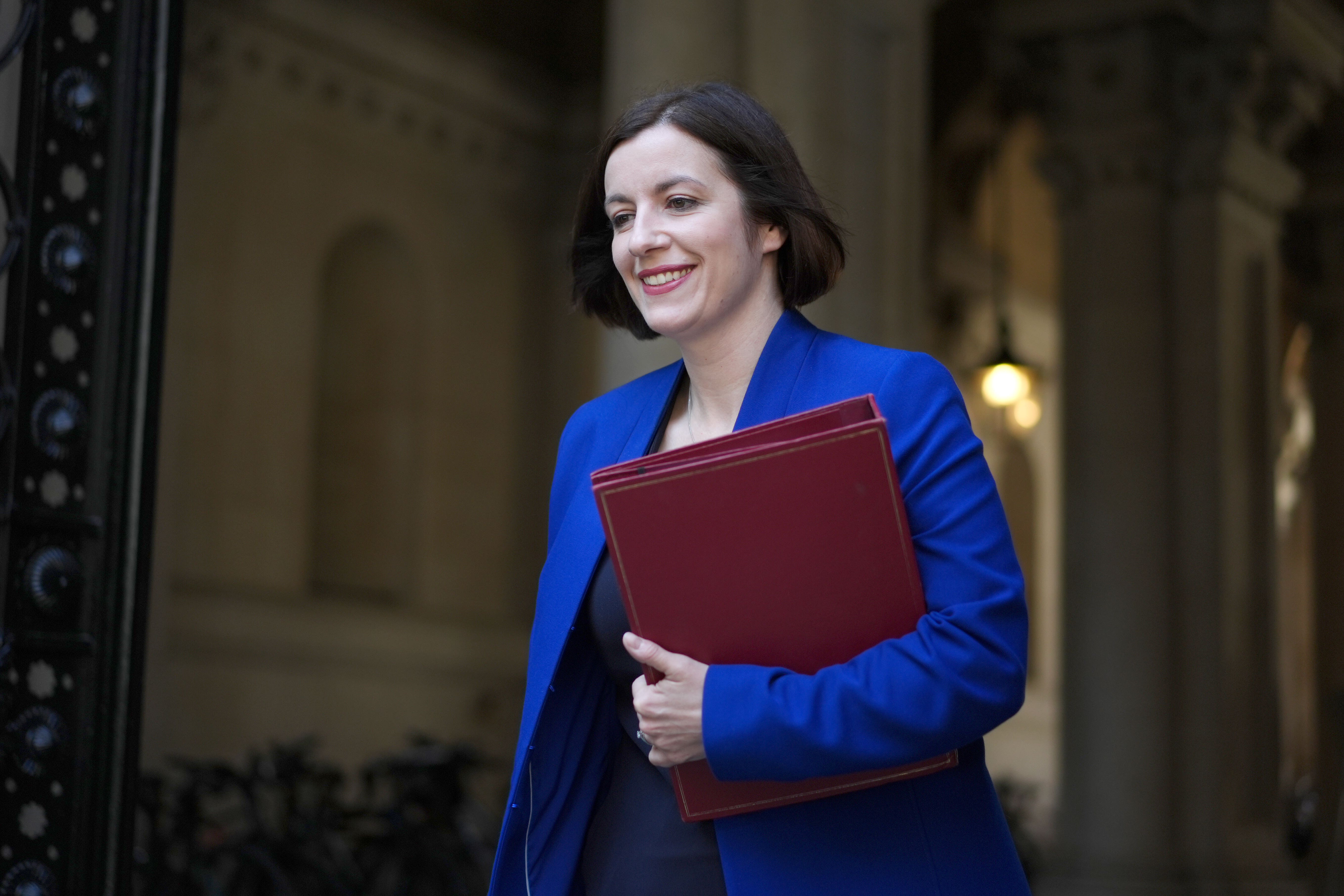 Education Secretary Bridget Phillipson arrives in Downing Street, London, for a Cabinet meeting (Ben Whitley/PA)