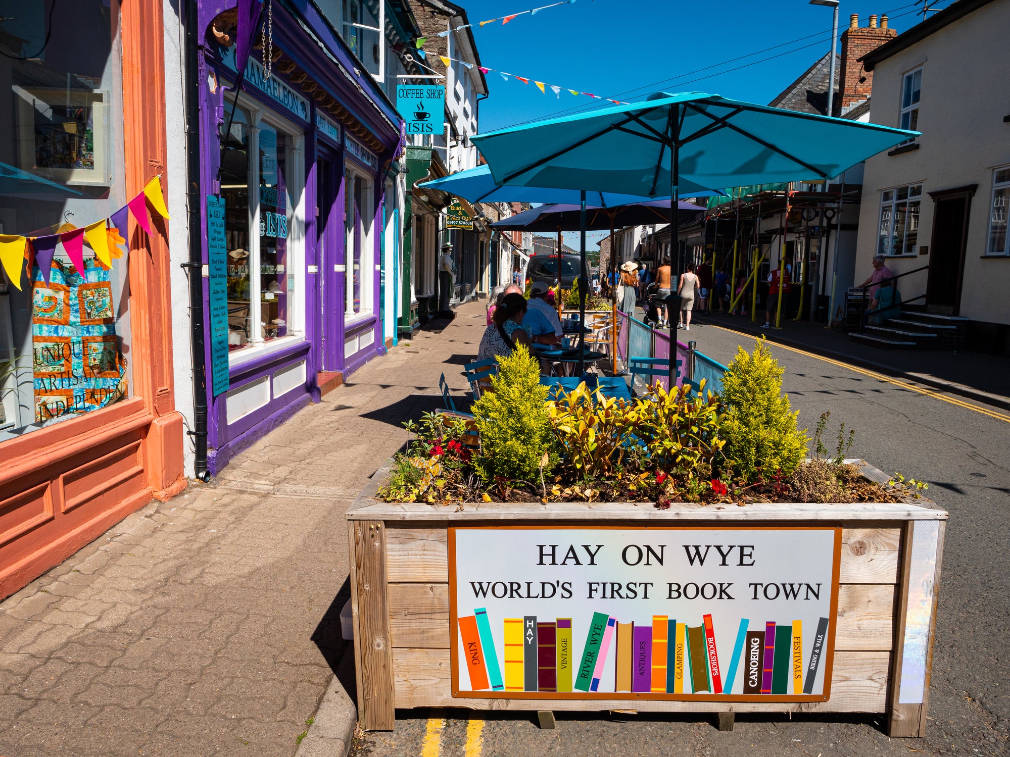 The bookshop capital of the UK, Hay-on-Wye is renowned for its literature