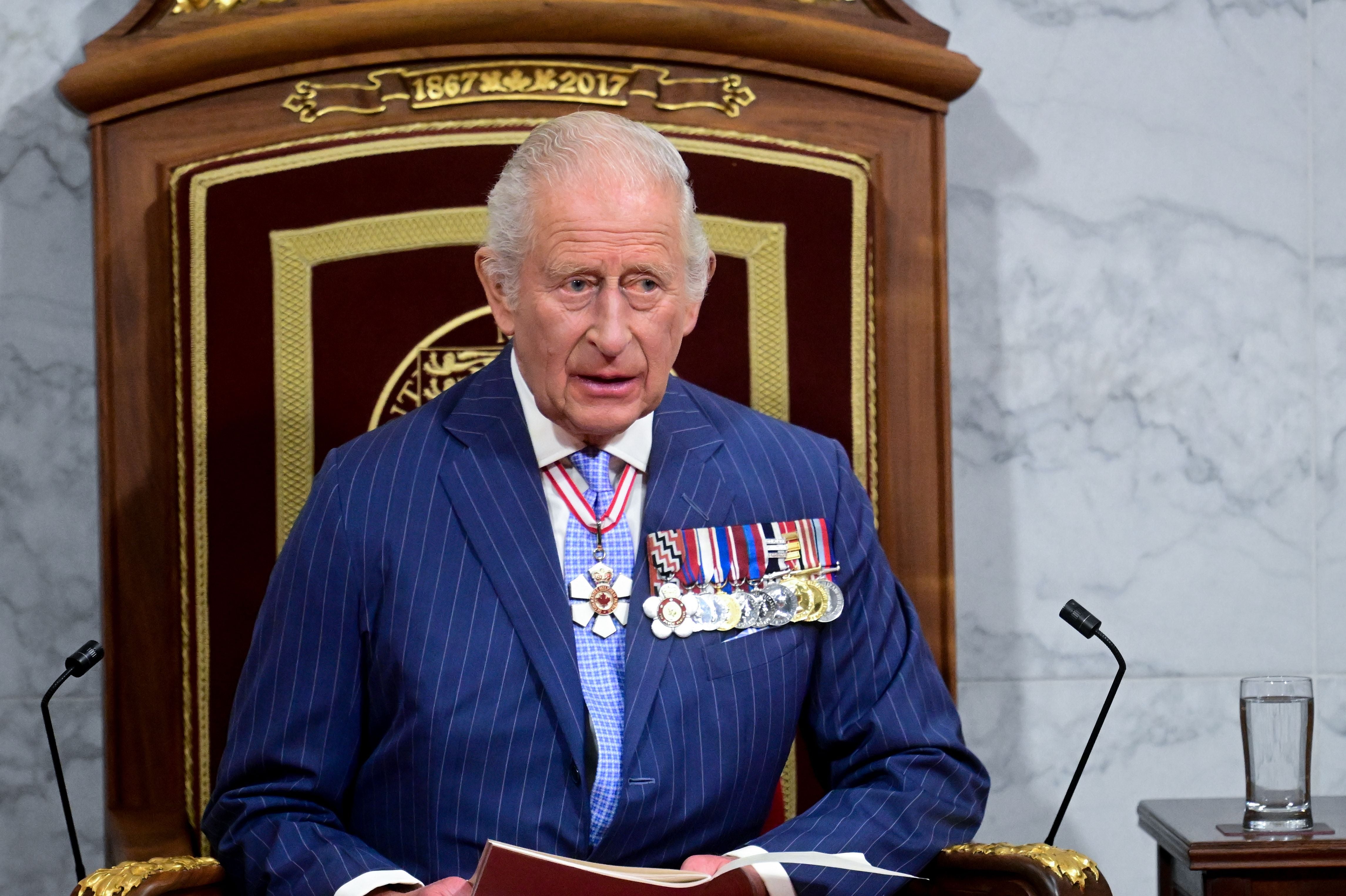 Charles opened the Canadian Parliament on Tuesday and delivered an address written by the nation’s new government