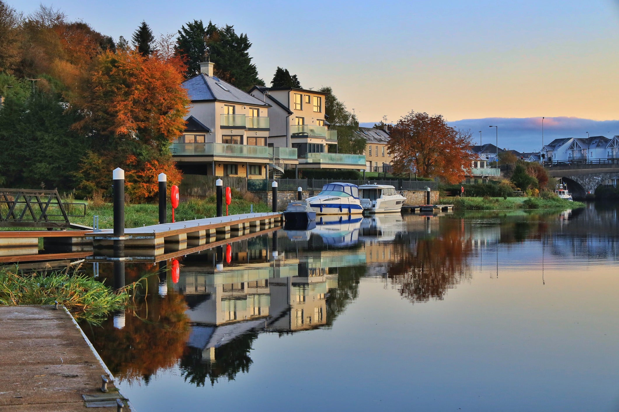 Enniskillen is sandwiched by the waters of Lough Erne