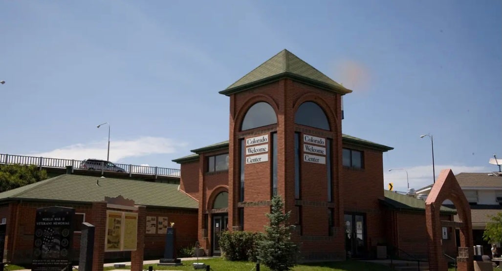The Trinidad Welcome Center off I-25 in Colorado has free WiFi, a play area for children and RV parking