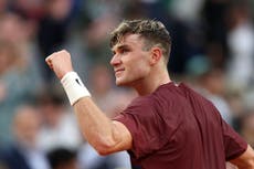 Jack Draper completes historic day for Britain at the French Open