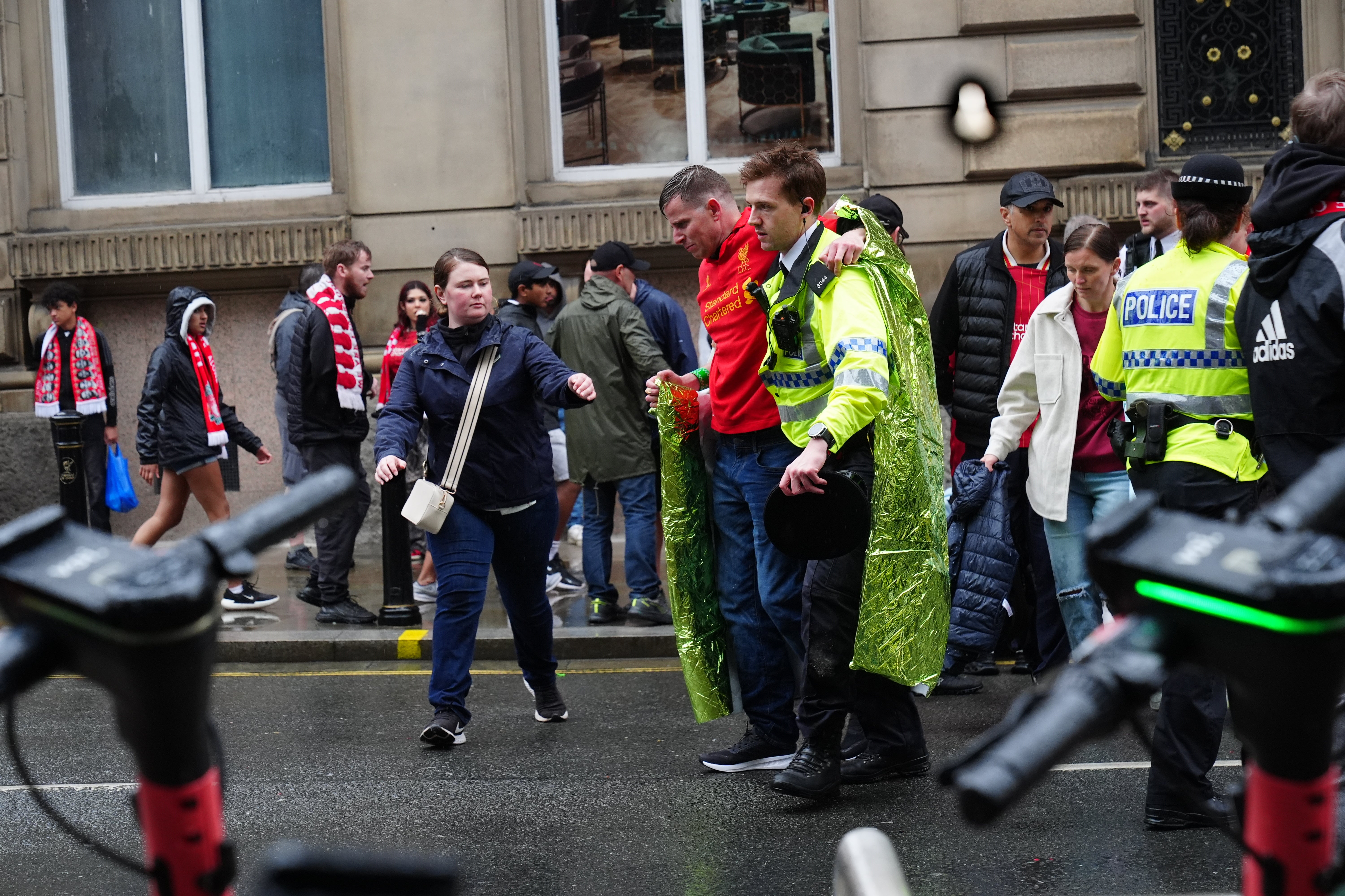 A total of 79 people were injured in the incident (Owen Humphreys/PA)