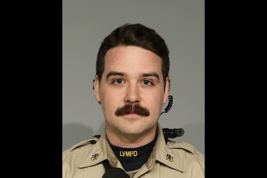 Las Vegas Police Officer Colton Pulsipher (above) was killed in a wrong-way crash after Fernando Jimenez-Jimenez, an undocumented immigrant from Mexico, was driving with a blood-alcohol level three times over the legal limit.