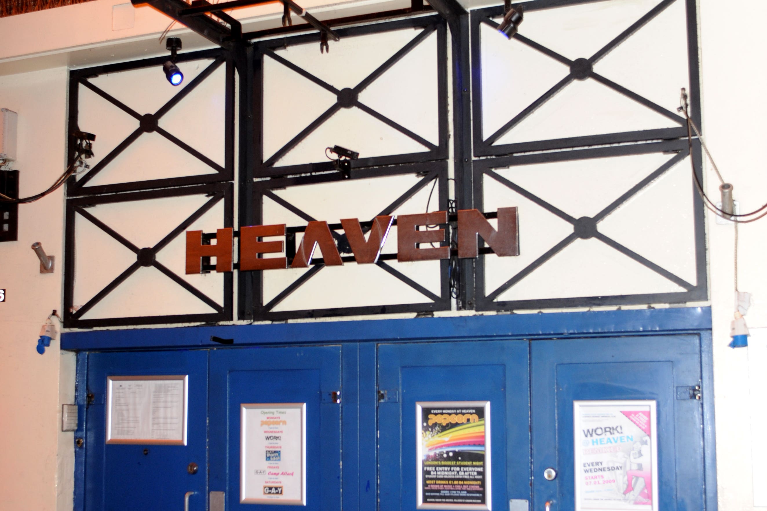 Heaven Nightclub in Villiers Street, London (Zak Hussein/PA)
