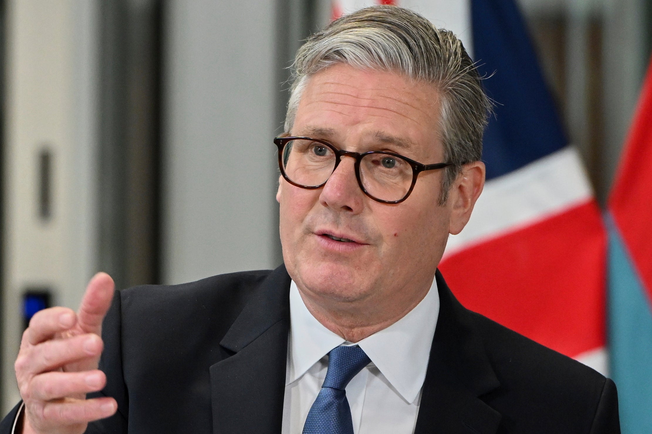 Britain's prime minister Keir Starmer is willing to debate Farage