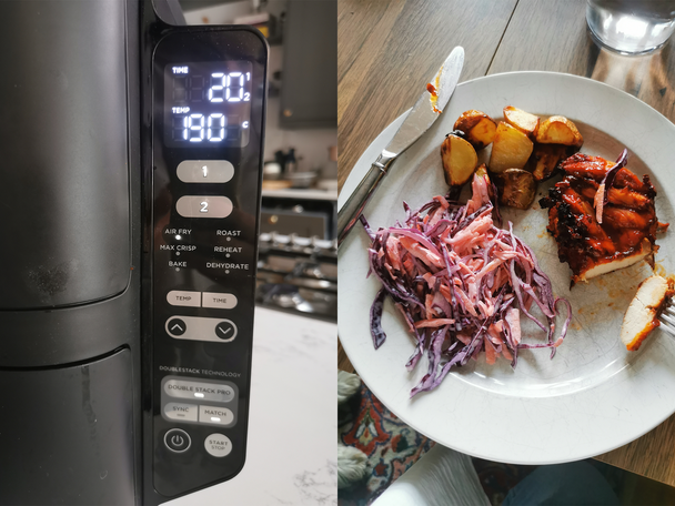 Ninja double stack controls