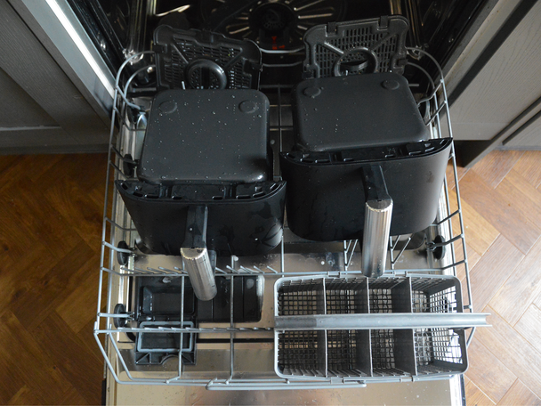 Ninja double stack air fryer cleaning  