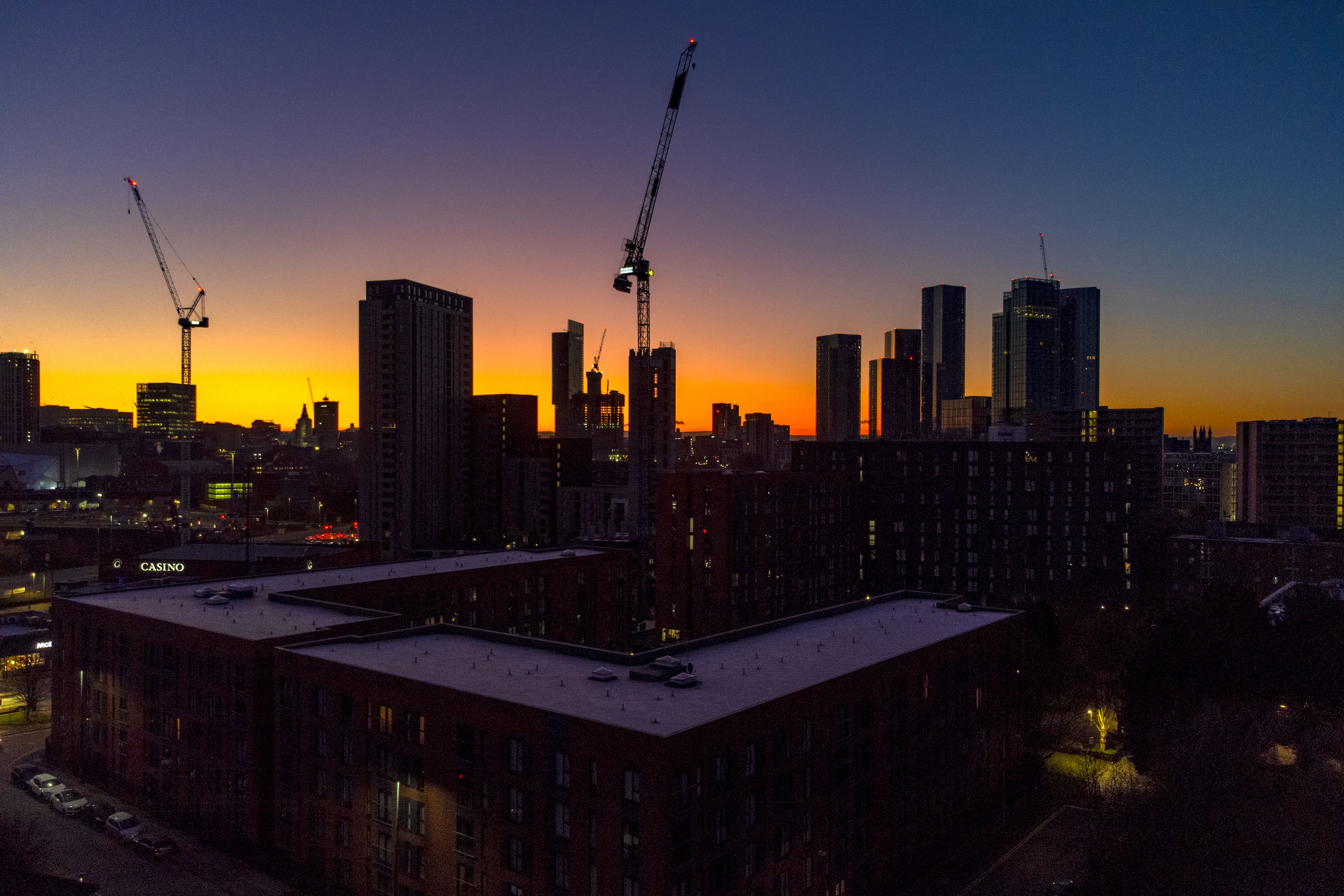 Higher home values and rents in bigger cities such as Manchester are pushing housing demand into nearby areas, Zoopla said (Peter Byrne/PA)