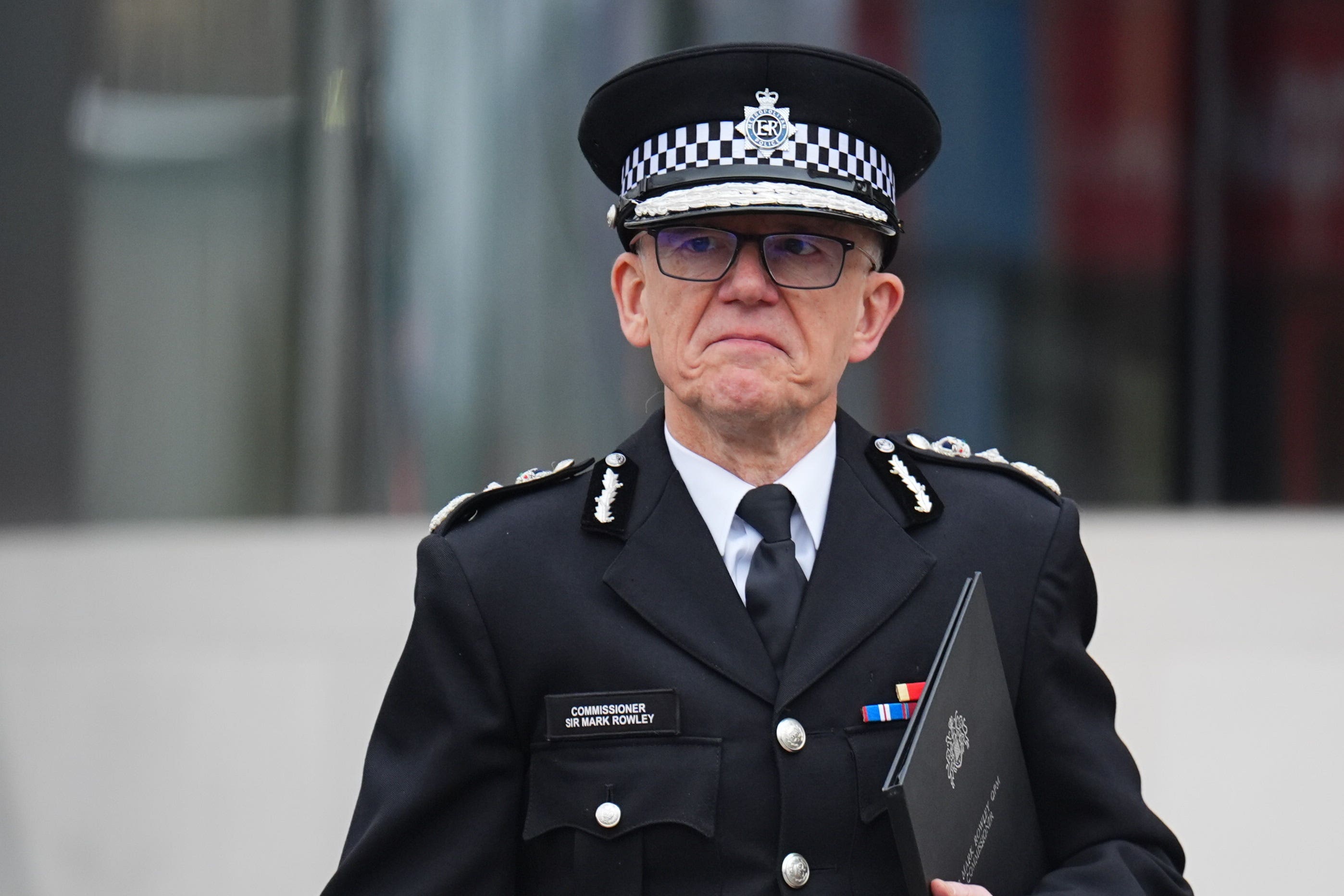 Sir Mark Rowley said police forces were still carrying the ‘scar tissue’ of austerity as a argued for more investment at this month’s spending review. (James Manning/PA)