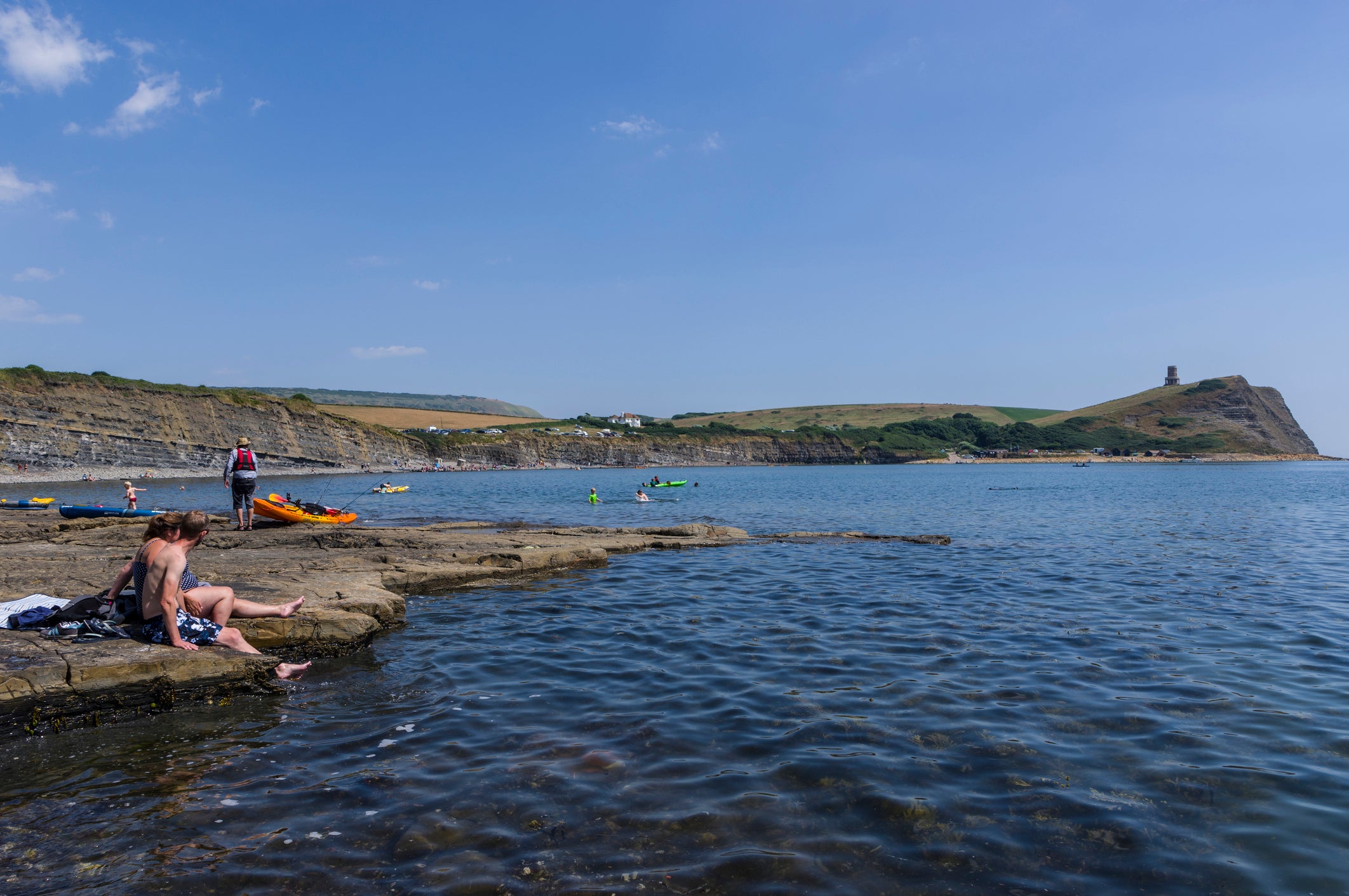 It’s just over nine miles from Kimmeridge Bay to Swanage