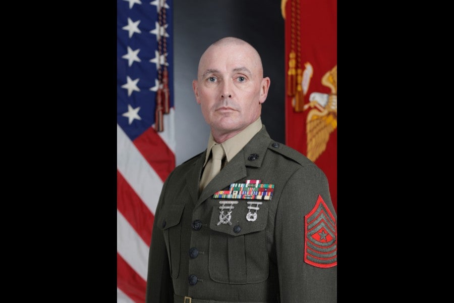 Sgt. Maj. Jody Armentrout jumped into action to restrain an unruly passenger on Saturday’s All Nippon Airways flight.