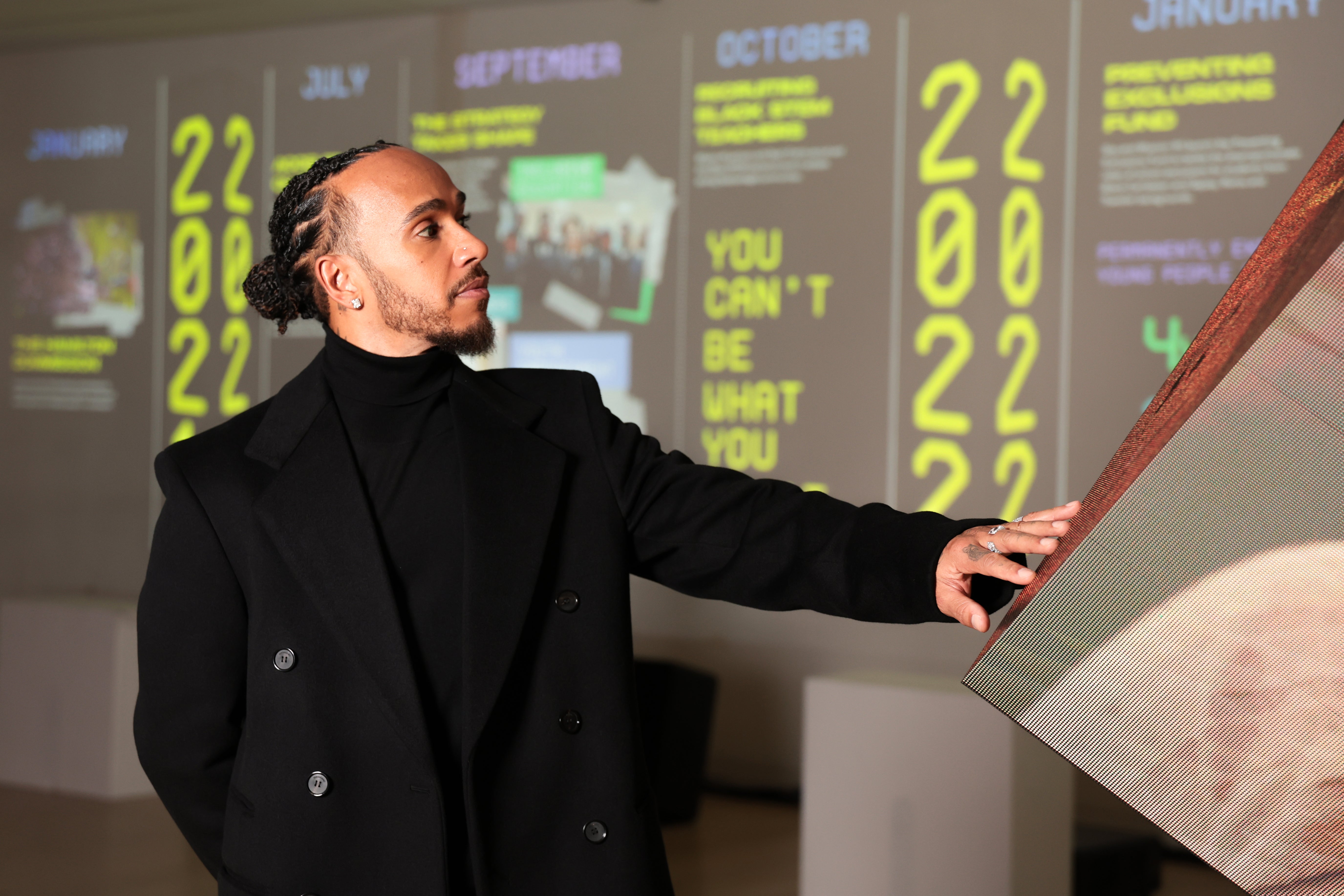 Hamilton launched his Mission 44 foundation in 2021