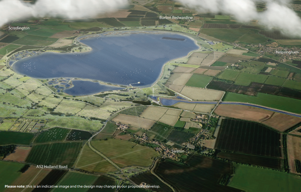 The government has stepped in to take control of the planning process for Lincolnshire Reservoir near Scredington