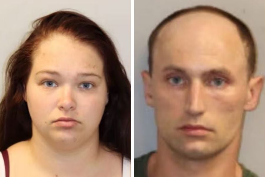 Mogle's mother, Chloe Spencer, 23, and stepfather, Daniel Spencer, 35, have been charged with second-degree murder.