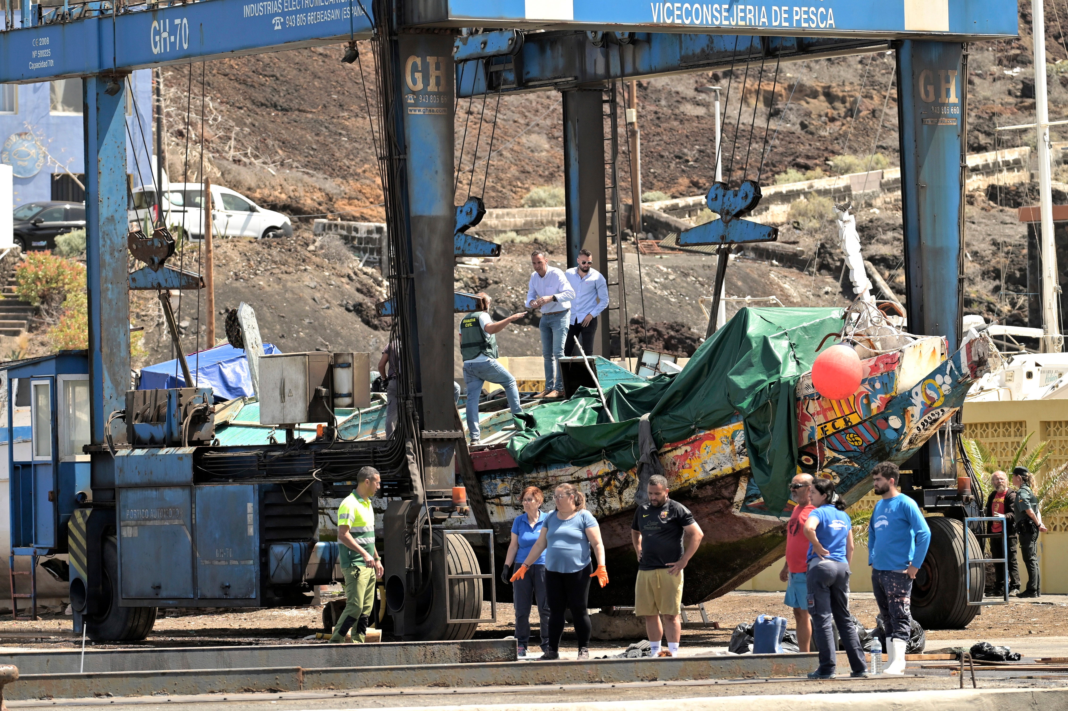Several migrants have been killed as a boat capsized in Spain's Canary Islands port