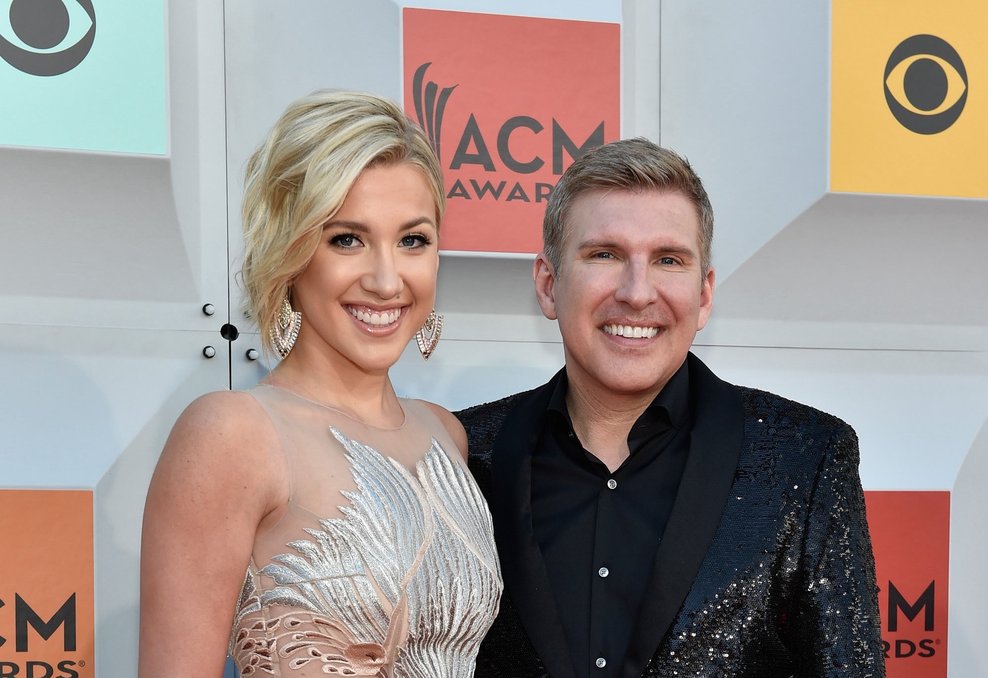 Savannah Chrisley (left) said that President Trump personally called her to tell her that he was the pardon of his father, Todda (right) and mother, Julie