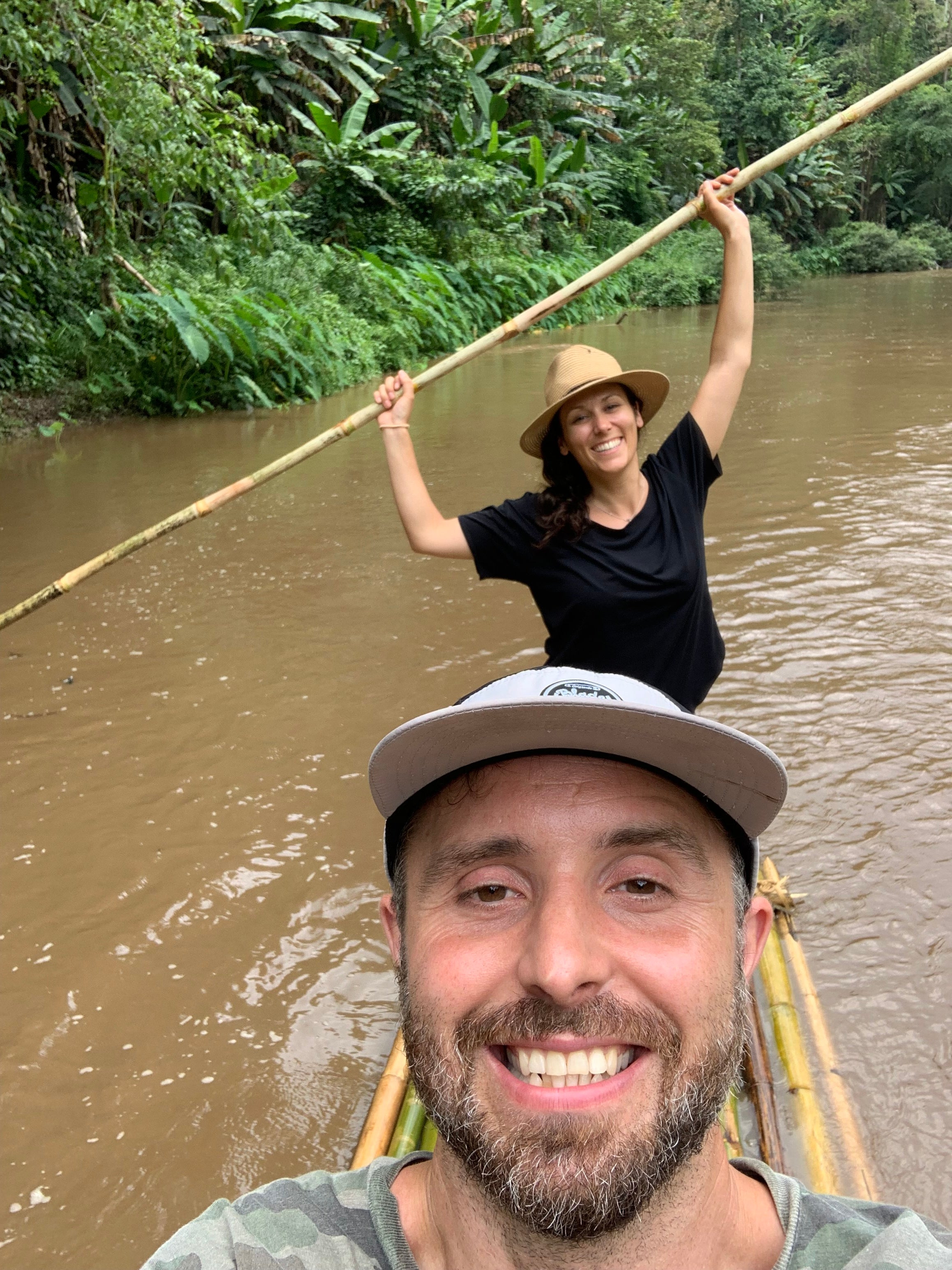Andy and Amy while on holiday